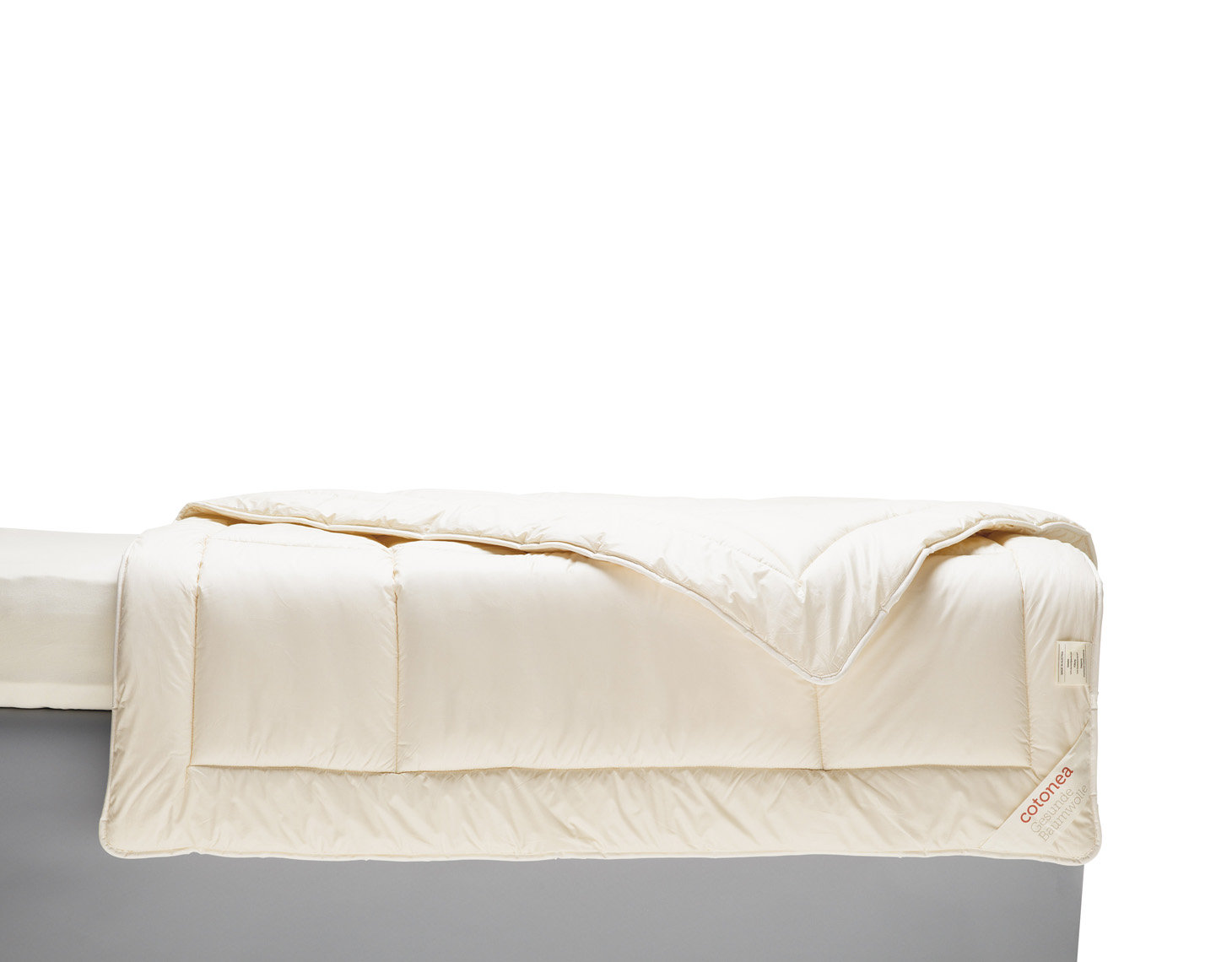 Cotonea Sommerdecke-Steppbett Dilana Schafschurwolle Größe 155x220 cm