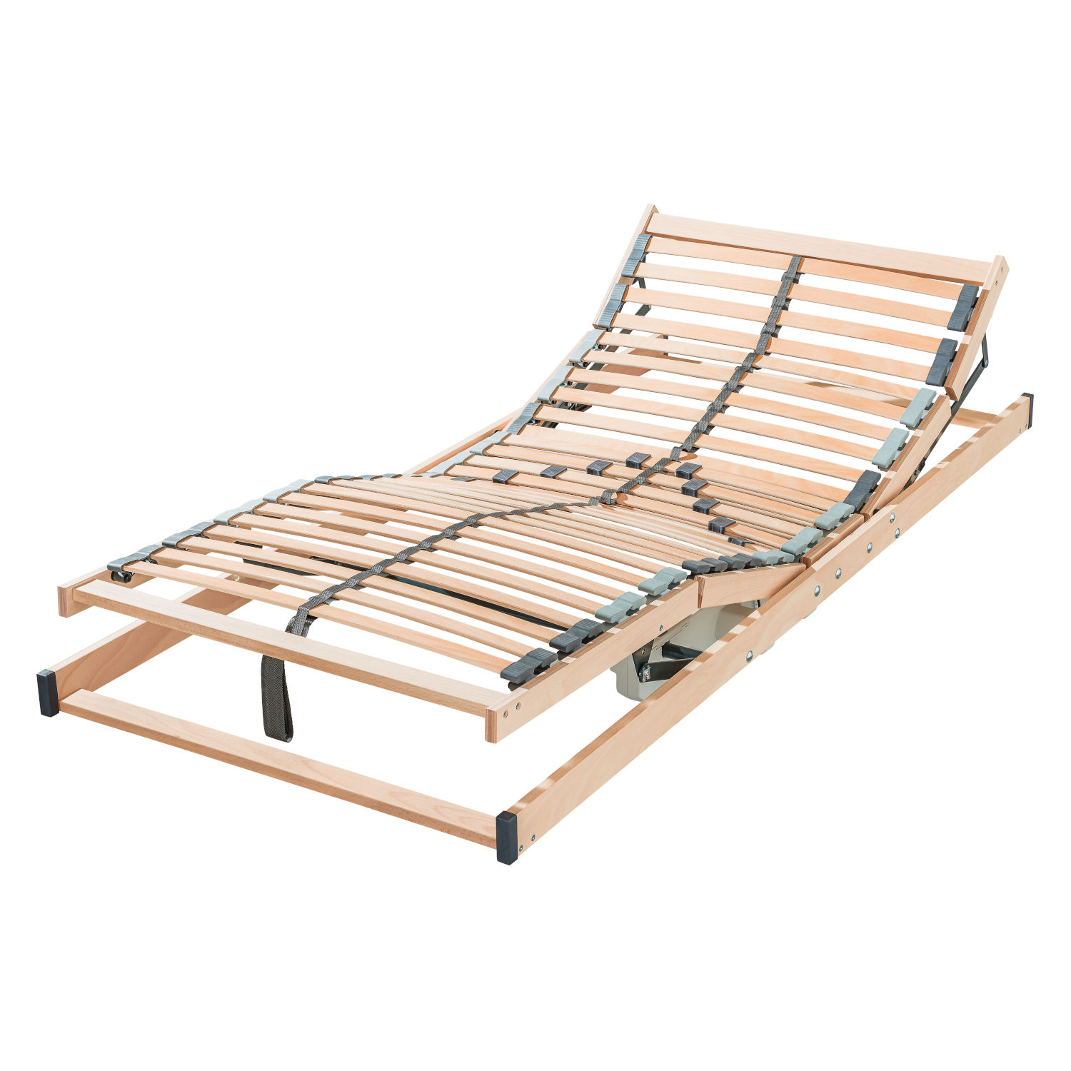 fan Lattenrost Federholzrahmen Comfort Premium elektrisch verstellbar Motorrahmen