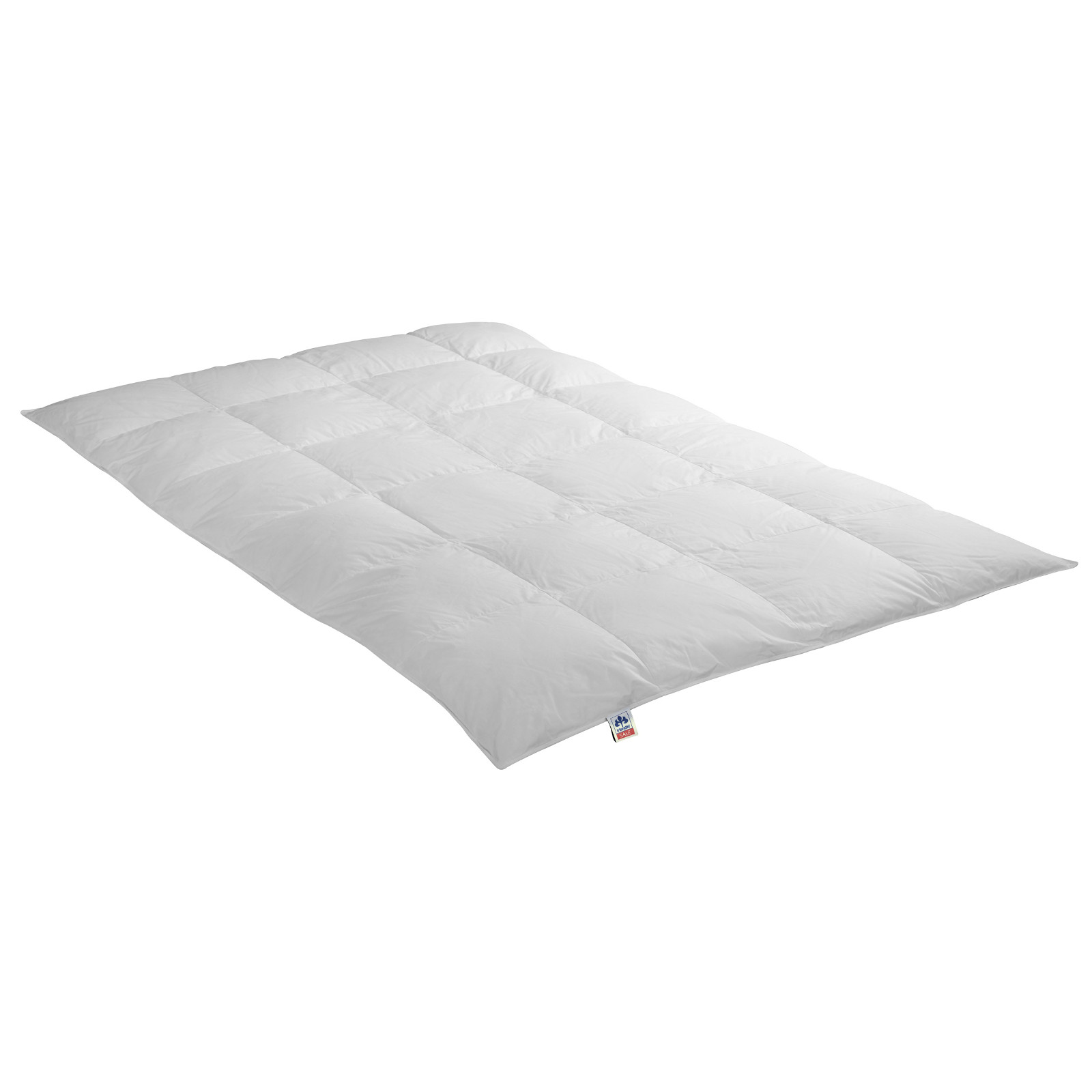 IRISETTE Edda 155x220 cm Winterdecke, Kassettendecke warm mit Entendaunen/-federn