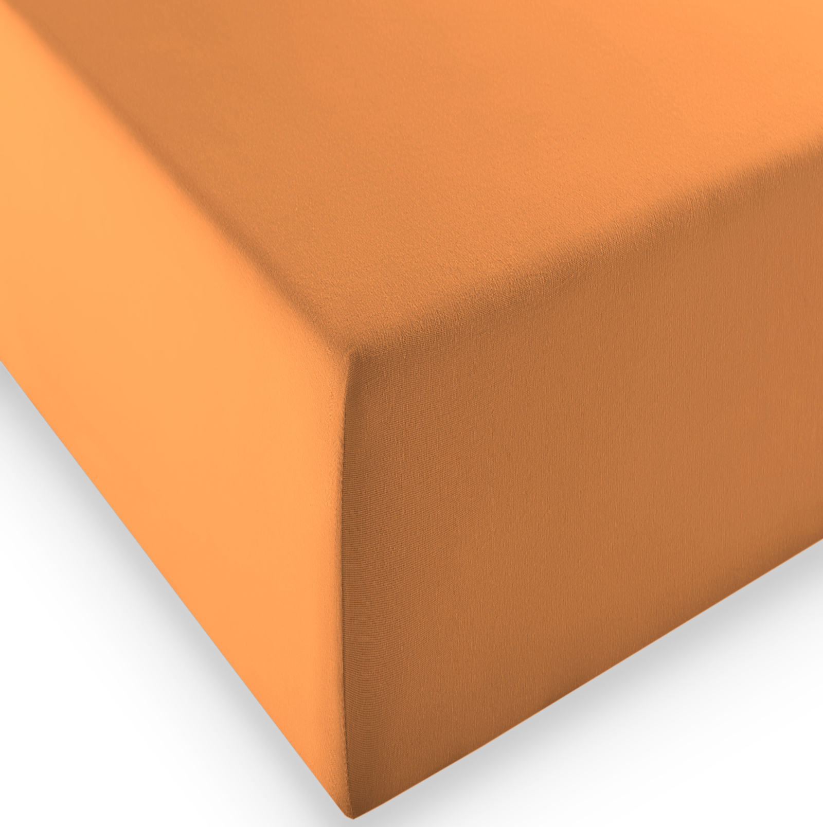 Fleuresse Boxspring- und Wasserbetten Jersey-Spannlaken comfort XL 2044 orange