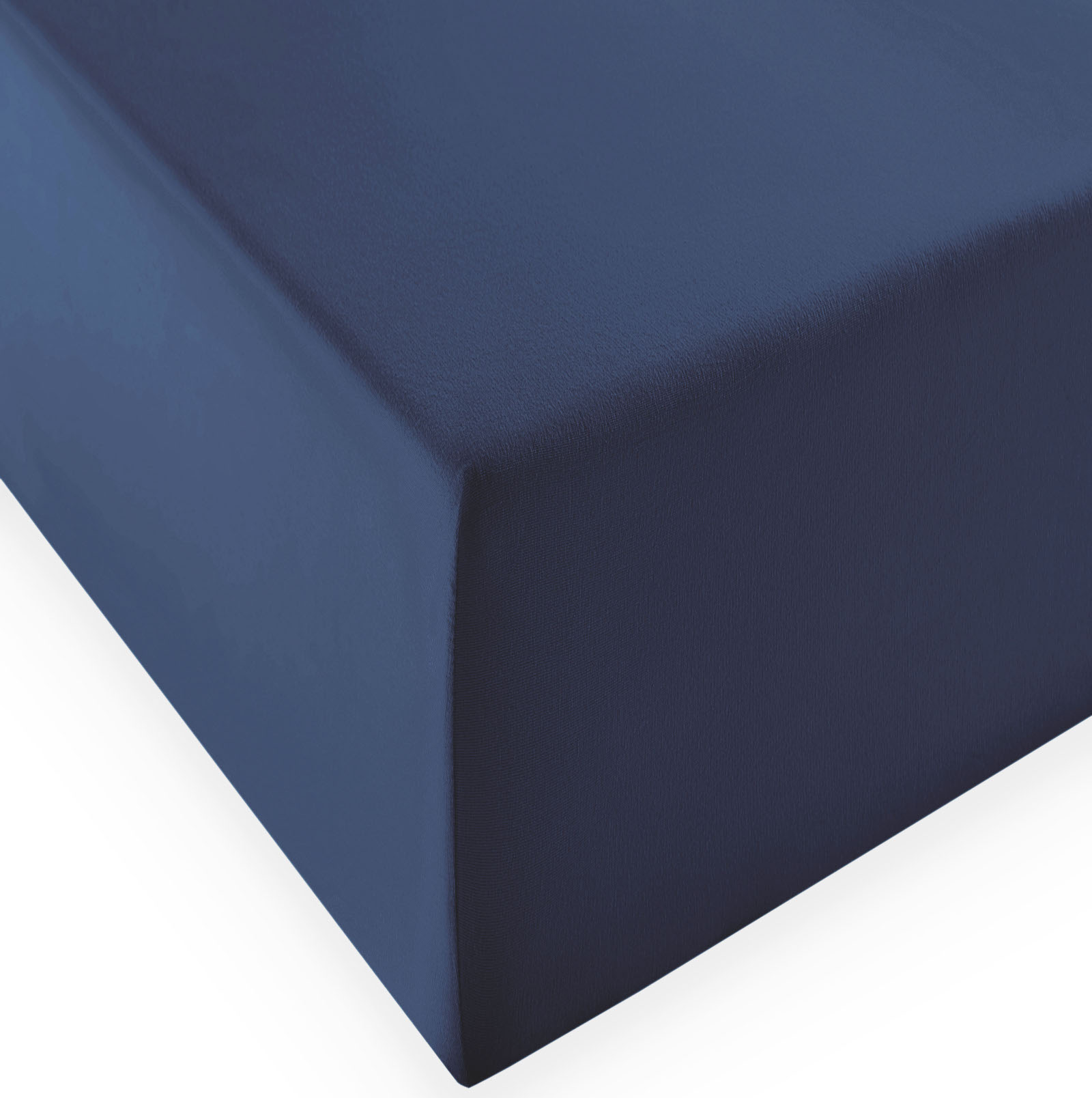Fleuresse Boxspring- und Wasserbetten Jersey-Spannlaken comfort XL 6073 denim