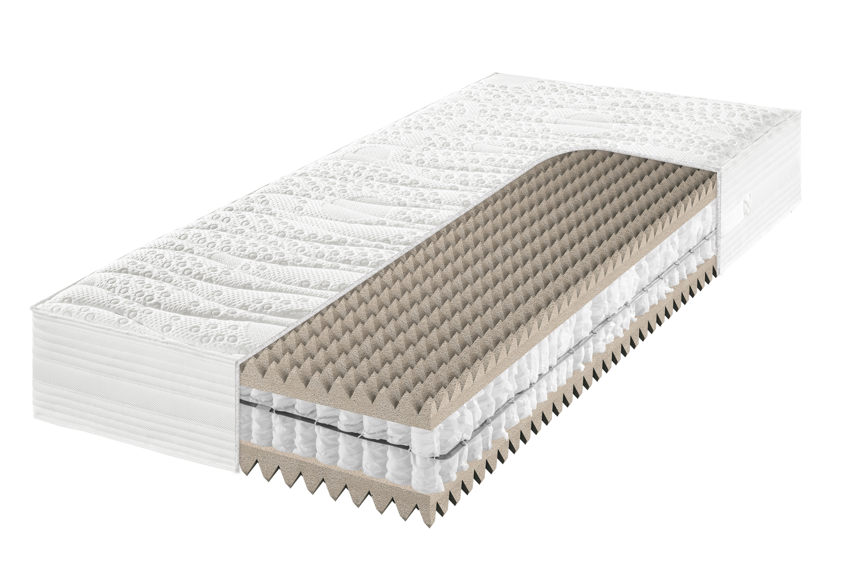 Frankenstolz Matratze PYRAMEDUS TTFK - Tonnentaschenfederkern H3