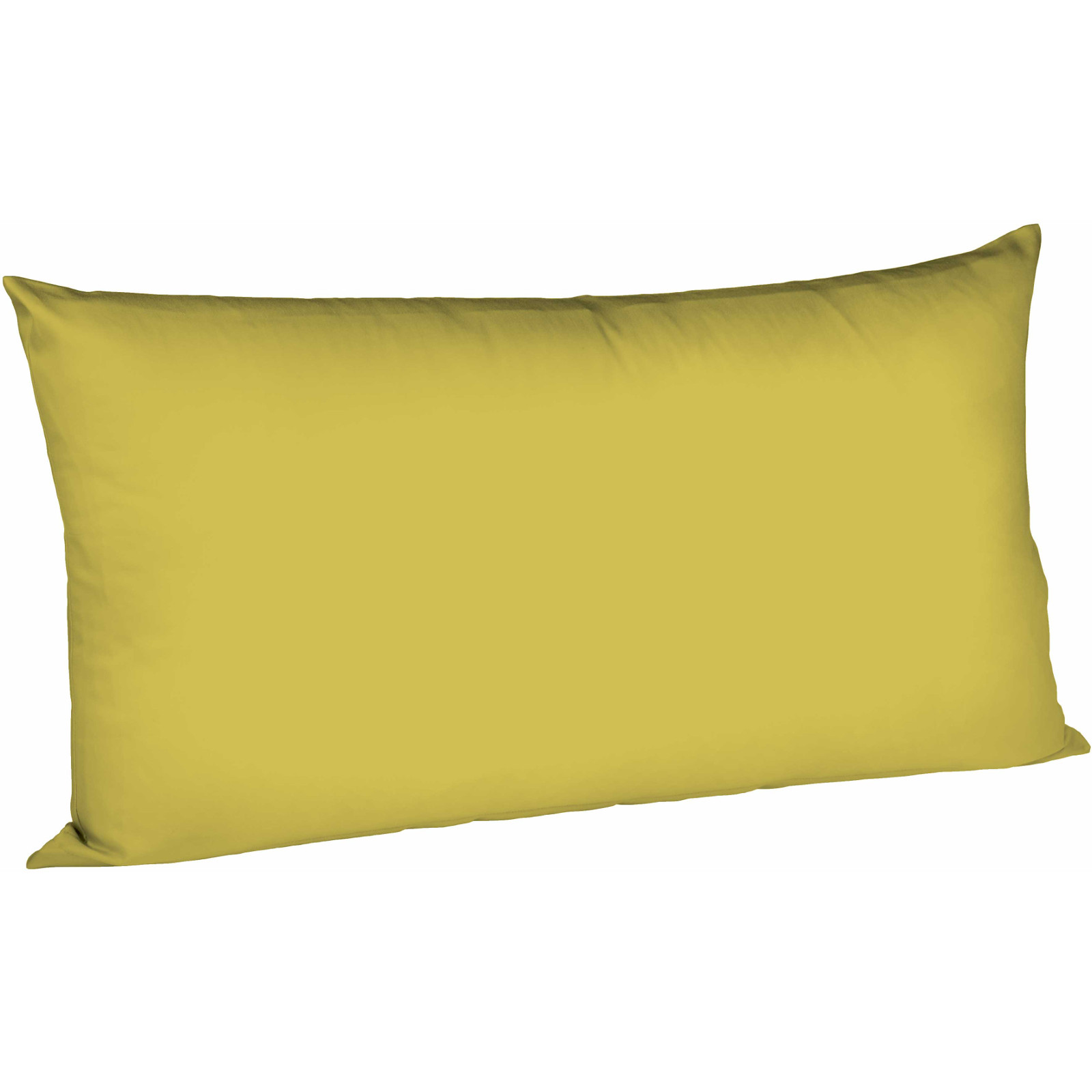Fleuresse Mako-Satin-Kissenbezug uni colours oliv 7049