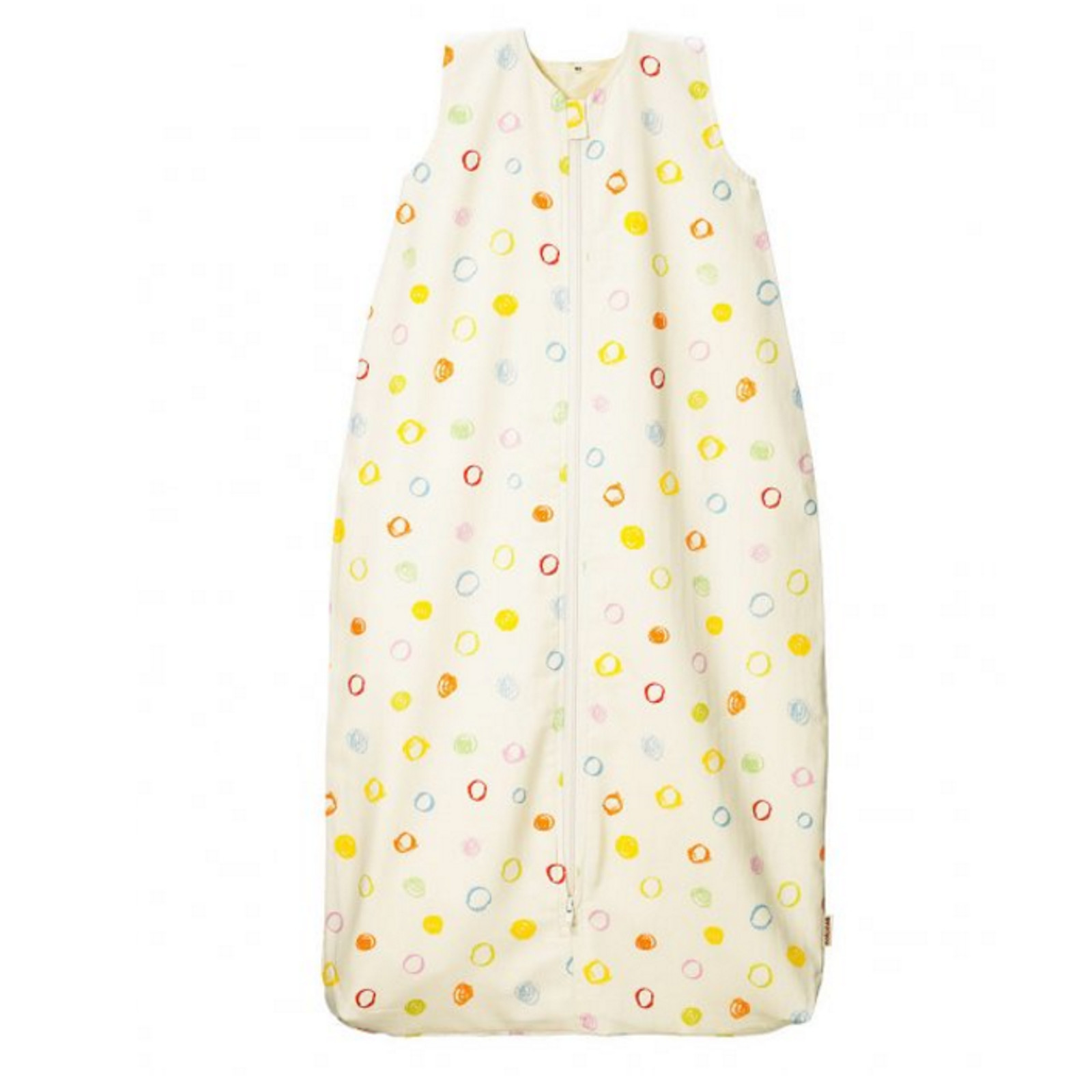 Cotonea Bio-Baumwolle  Kinderschlafsack mit Flanellfutter Design Kritzelkreise