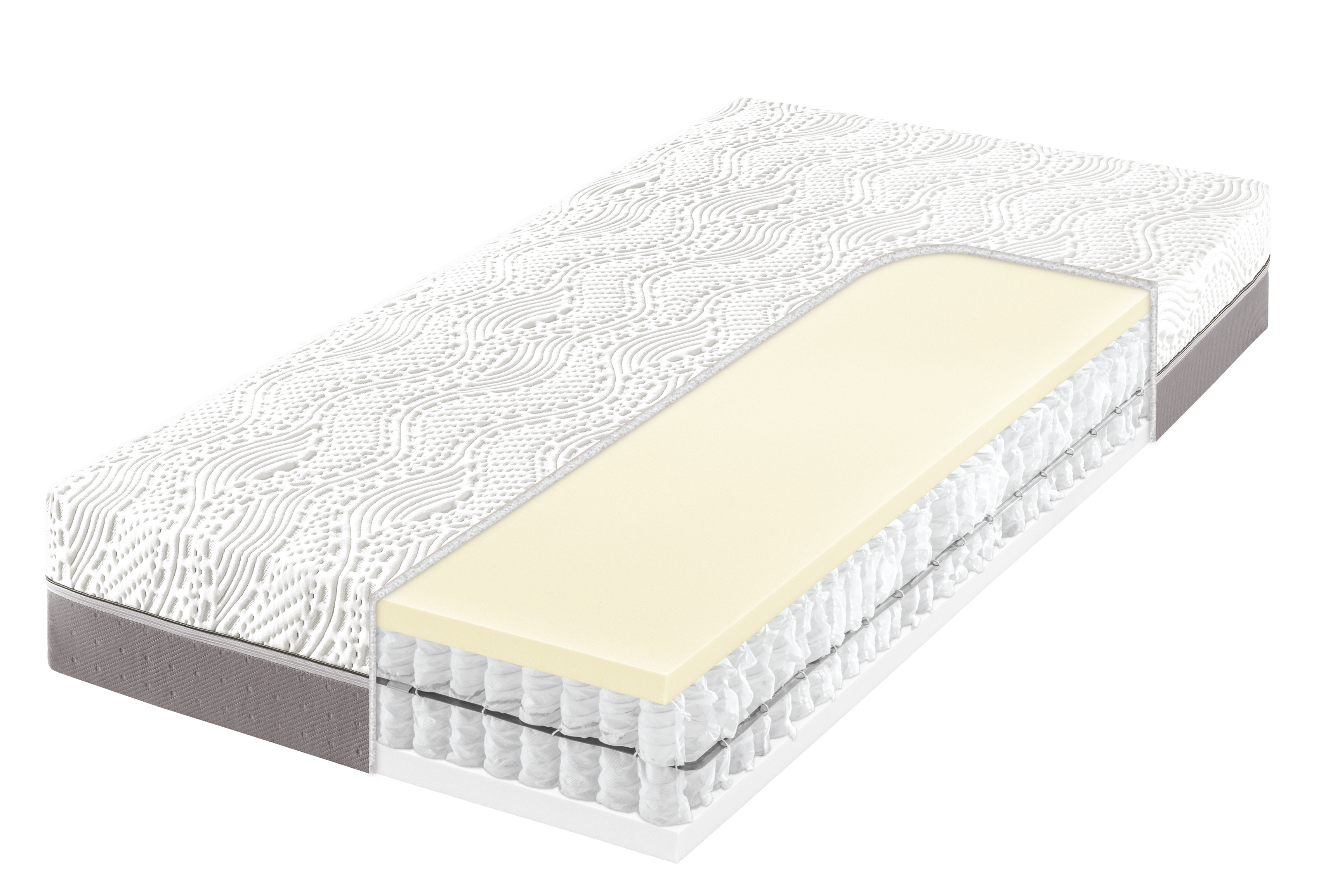 Frankenstolz Matratze ENERGY T - 7-Zonen-Tonnentaschenfederkern H3, Größe 100x200 cm