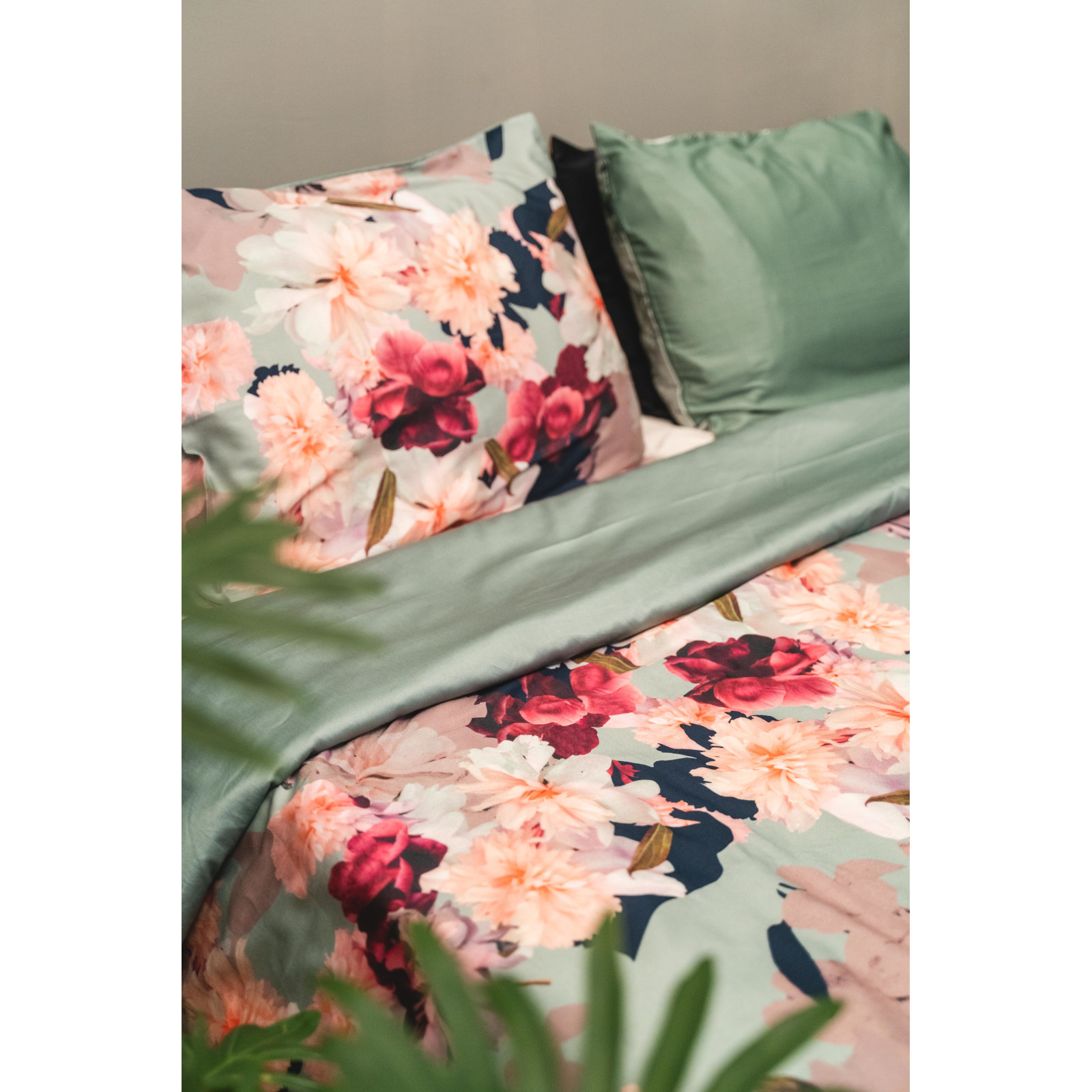 Kayori Baumwoll Satin Bettwäsche Haya Größe 135x200 cm Farbe multi