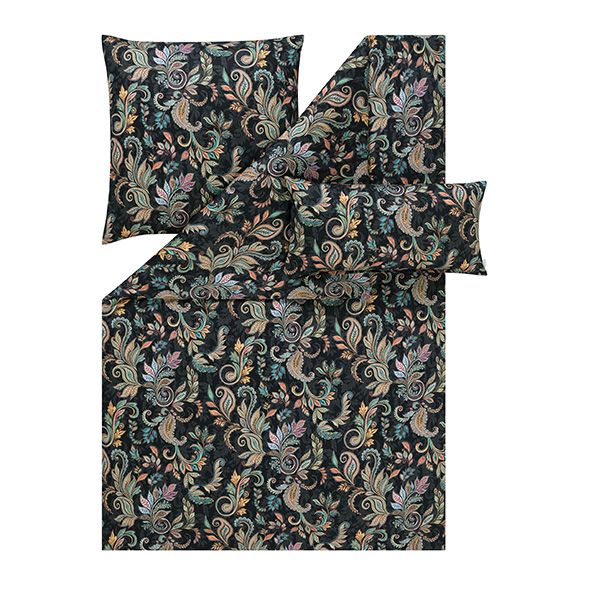 Estella Regina multicolor 135x200 cm, Mako-Satin-Bettwäsche