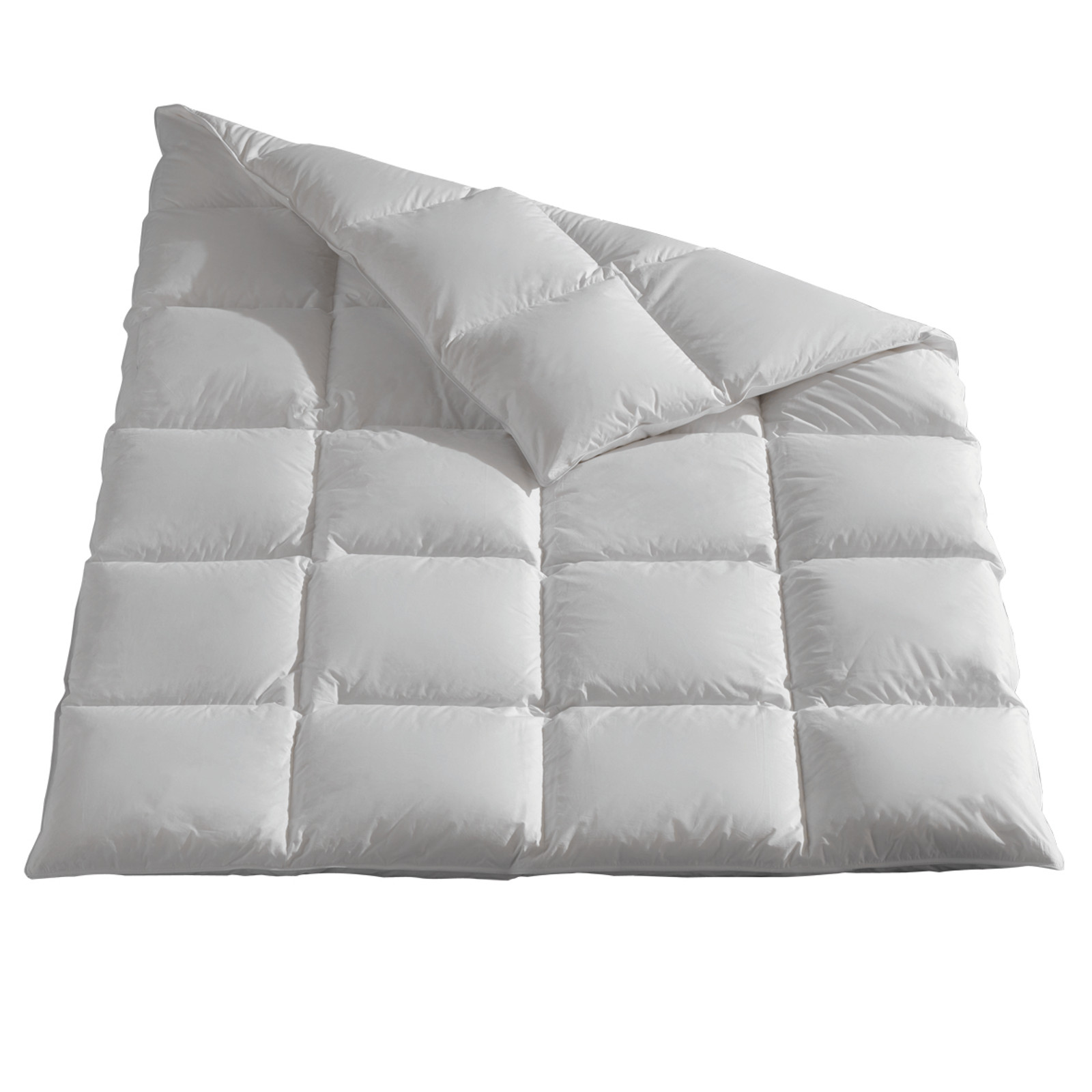 Häussling Daunen-Feder-Kassettendecke Königstraum extra warm Größe 200x200 cm Winterdecke