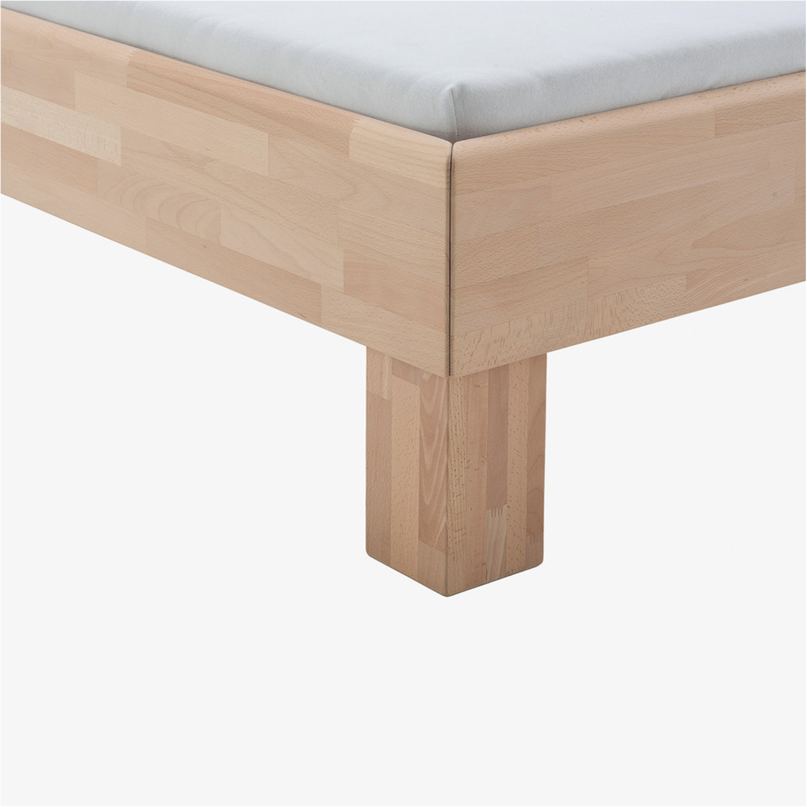 Dico Avantgarde Buche Massivholz Bettrahmen ohne Kopfteil 327.41