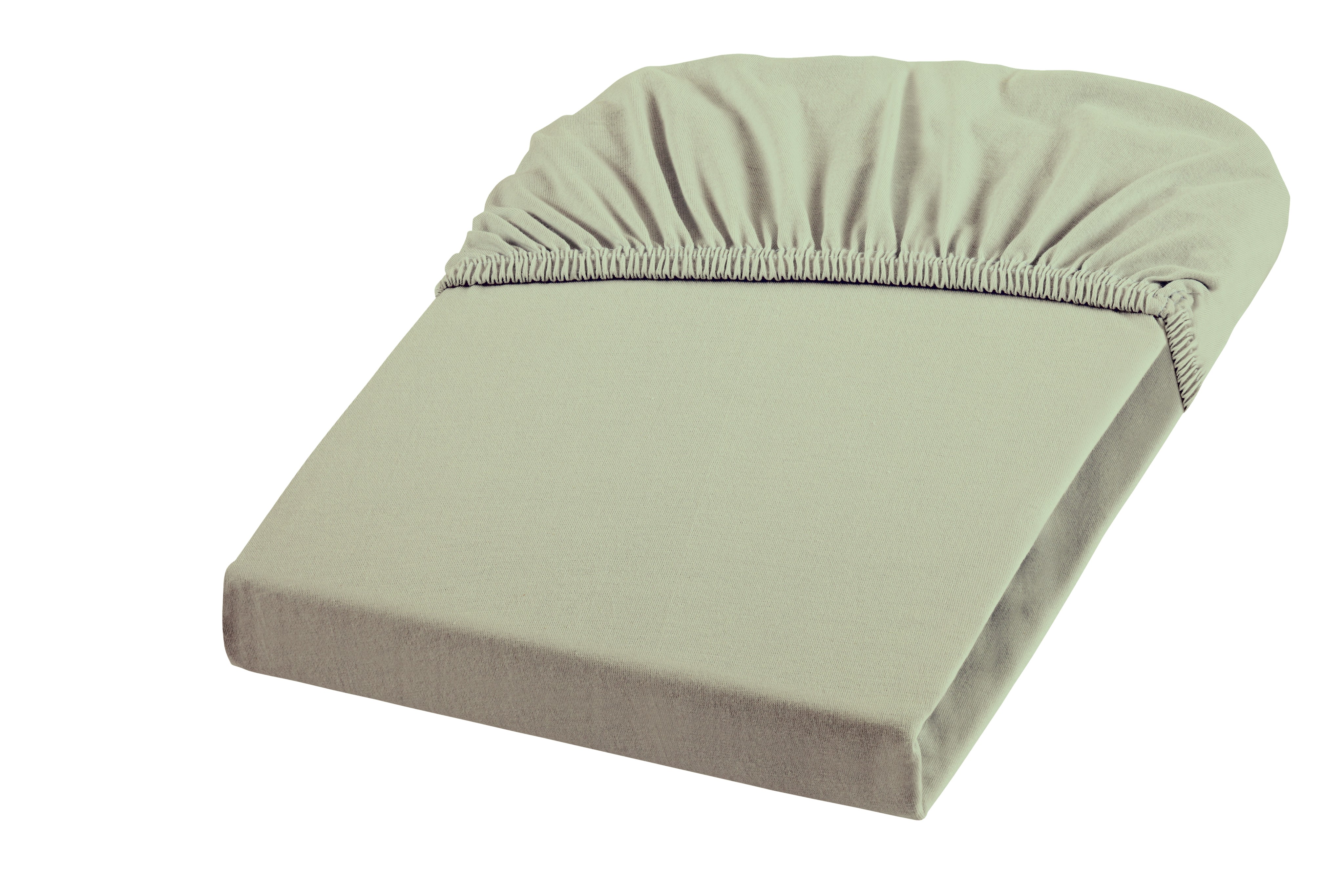 Fleuresse Mako-Jersey-Spannlaken Jenny C Farbe jadegrün 1525