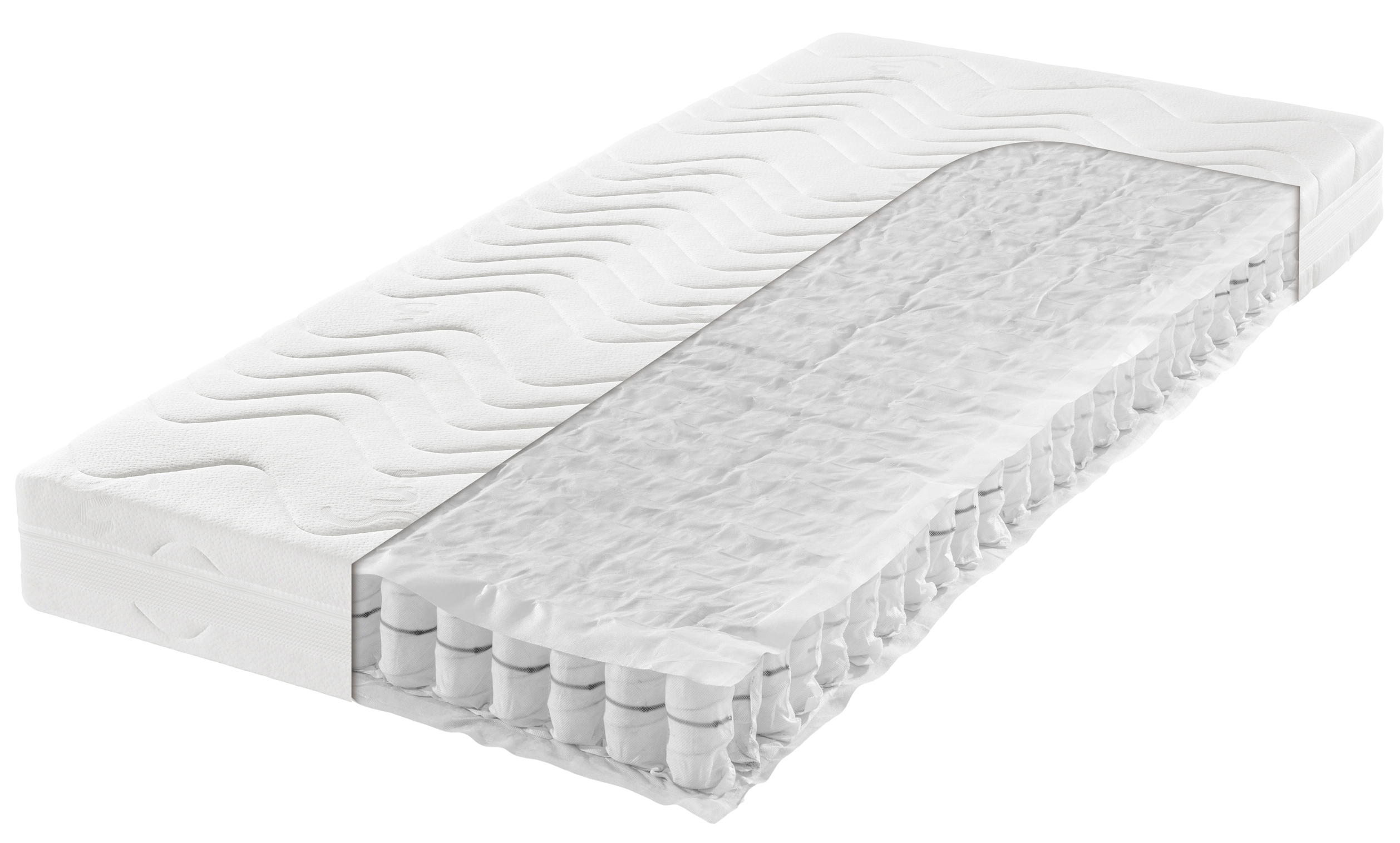 fan 7-Zonen-Tonnentaschenfederkern-Matratze Komfort Med T H3 fest