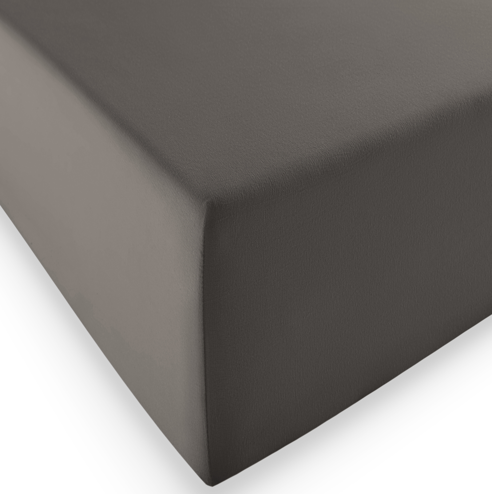 Fleuresse Boxspring- und Wasserbetten Jersey-Spannlaken comfort XL 8031 espresso