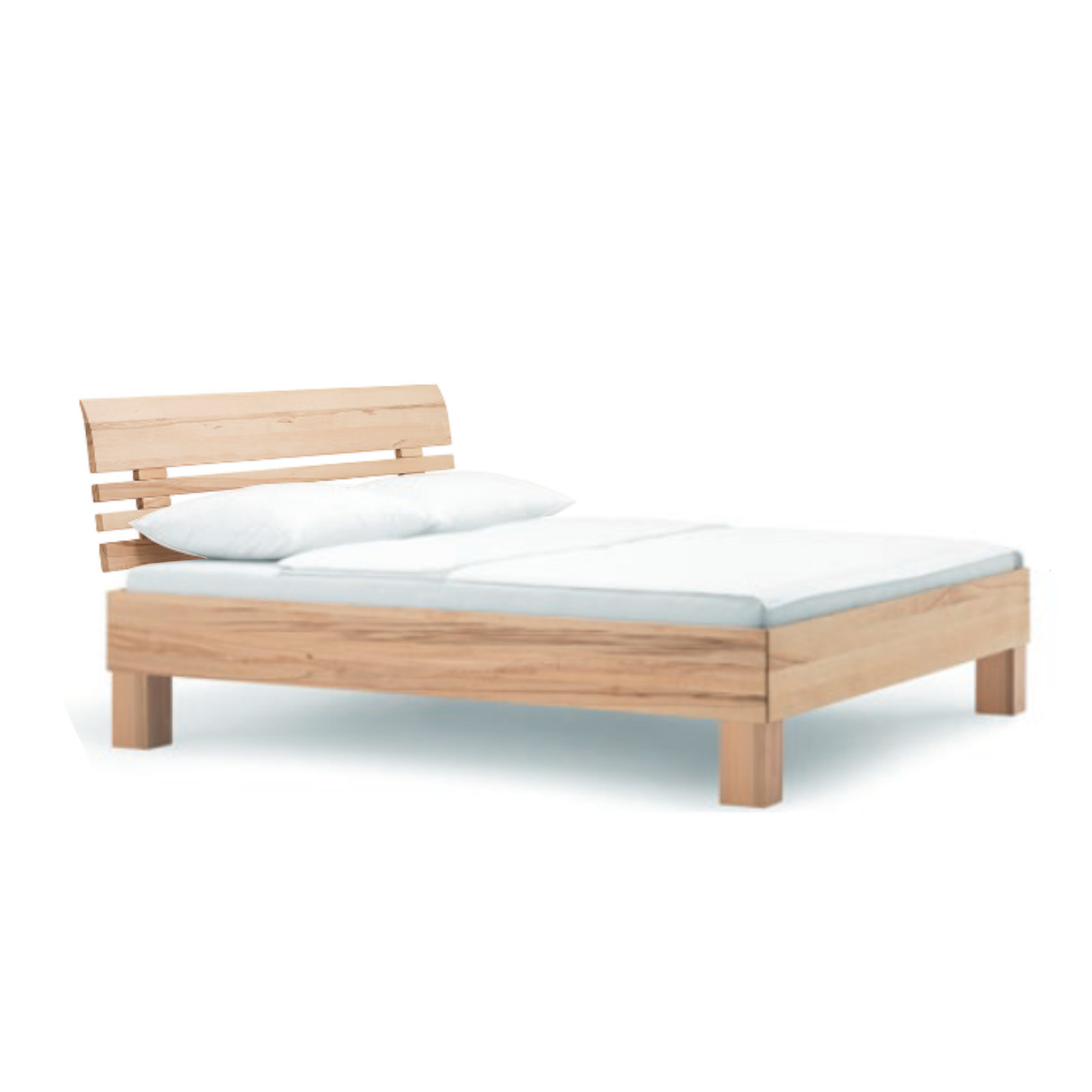 Dico Wildeiche Massivholz Bettrahmen Cloud incl. Kopfteil 333.46