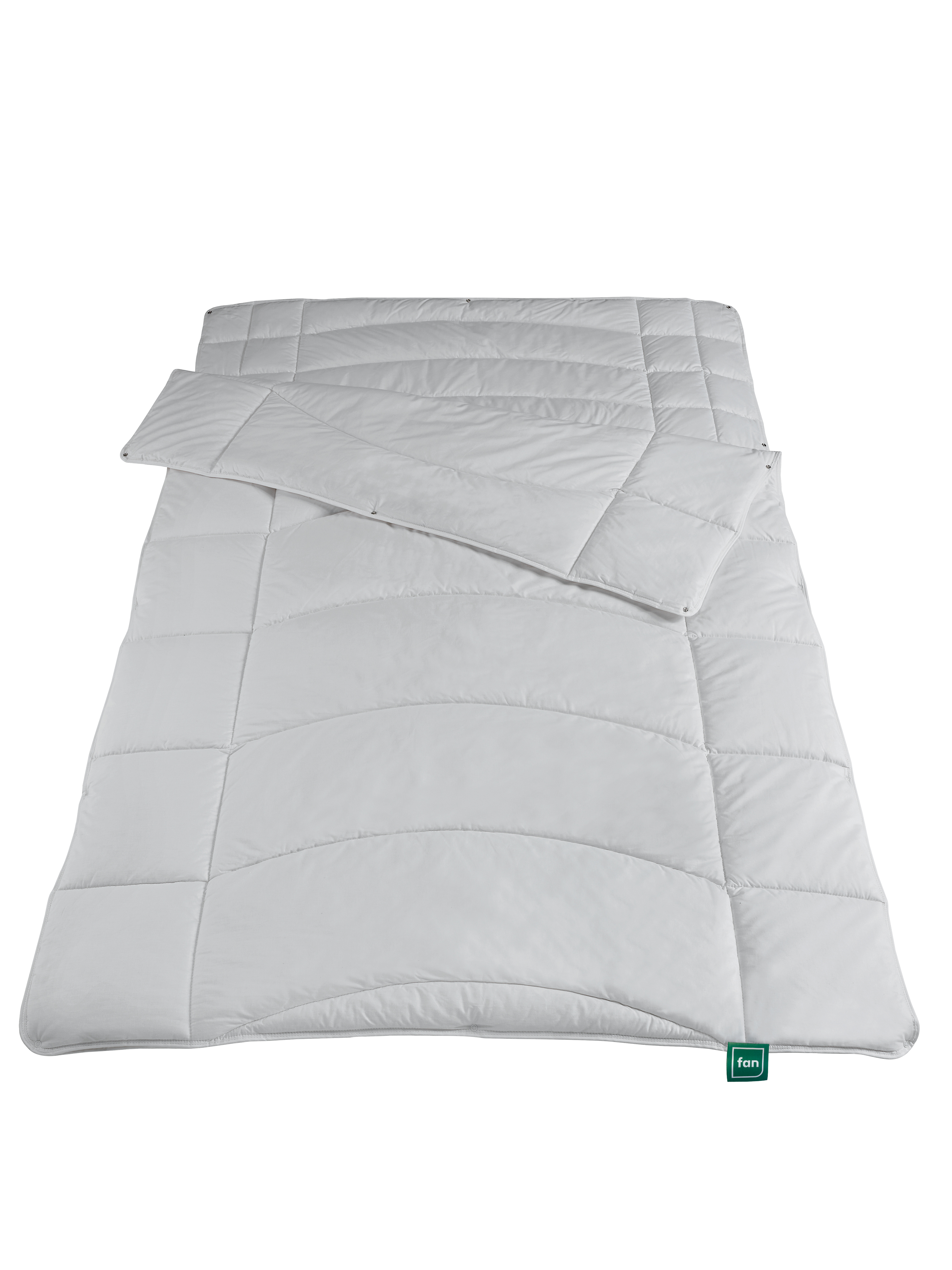 Alea by fan - Vierjahreszeiten-Steppbett mit Hohlfaser Dacron® Aktivkohle-Füllung, 200 x 200 cm