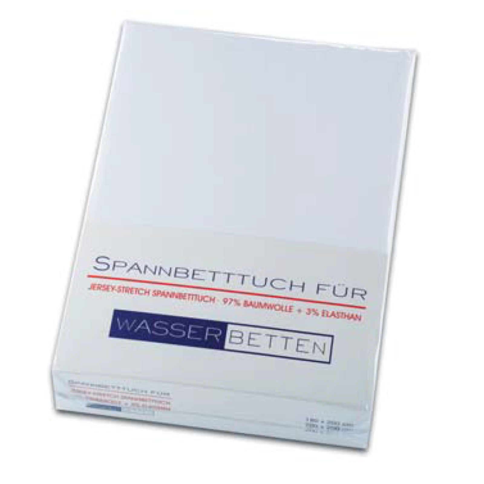 Kirsten Balk Wasserbetten Spannlaken Spannbetttuch 180-200 x 200-220 cm, 09 creme