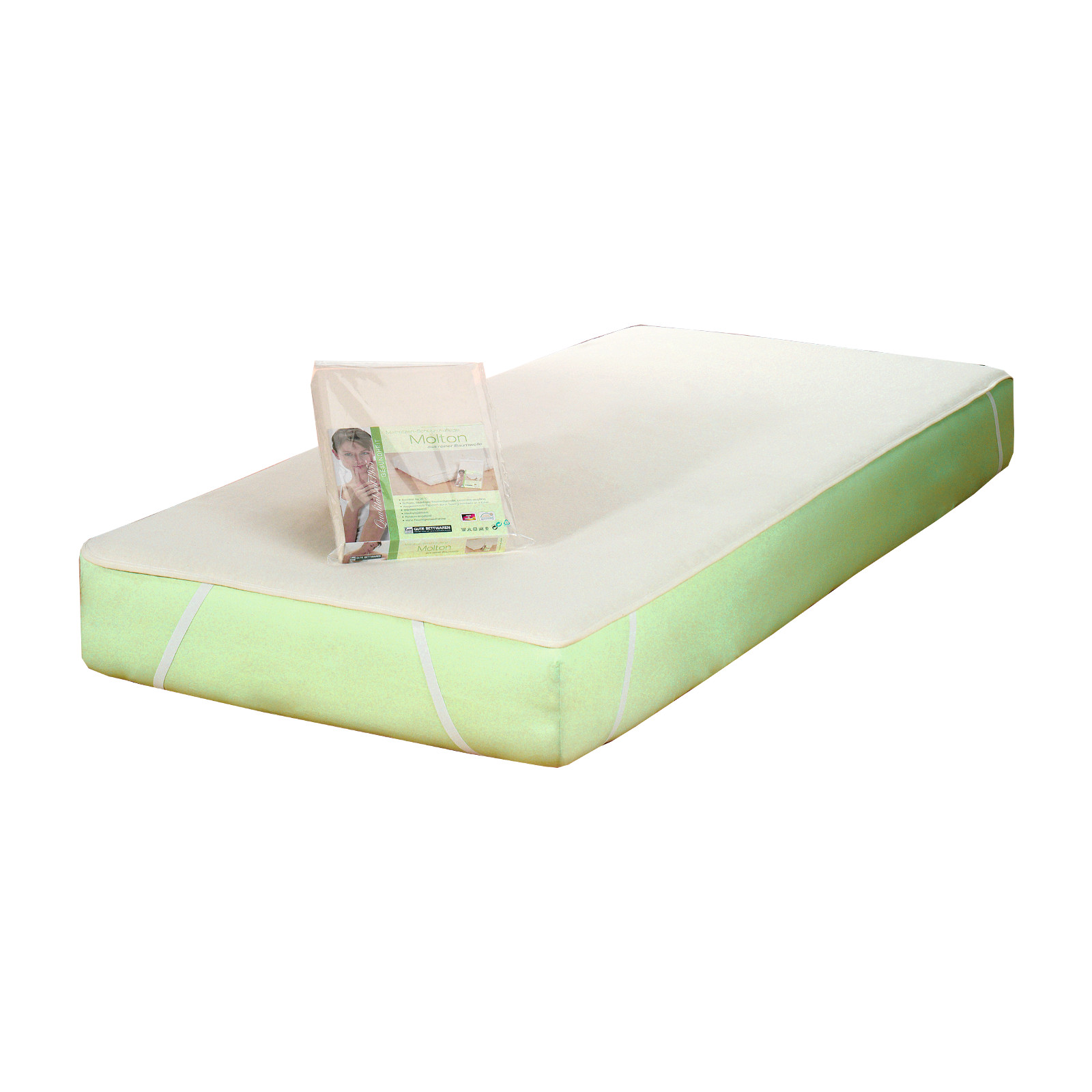 fan Molton 80x200 cm Matratzen-Schutzauflage