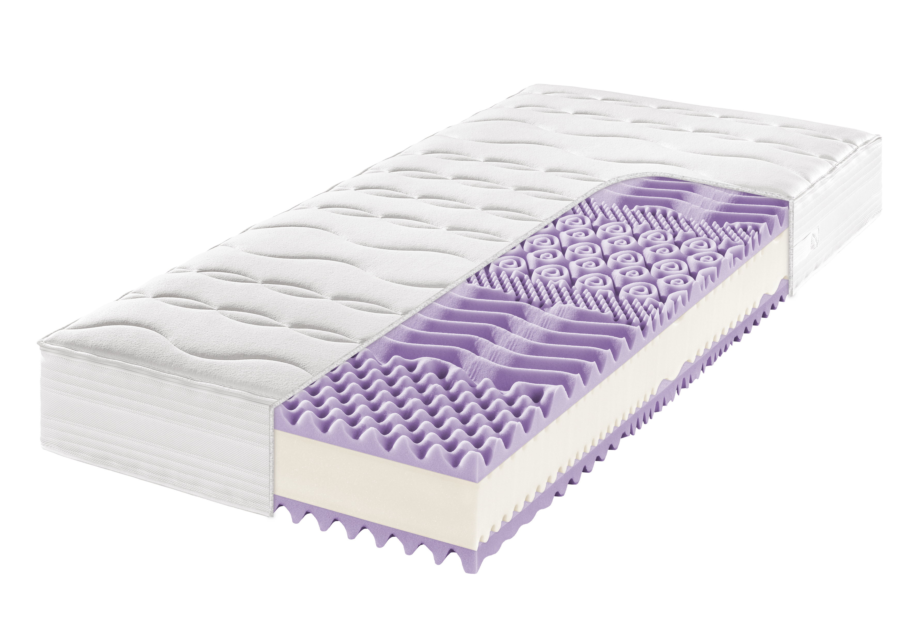 Frankenstolz Matratze Natura KS - 7-Zonen-Pori-cel®-Schaumkern H2