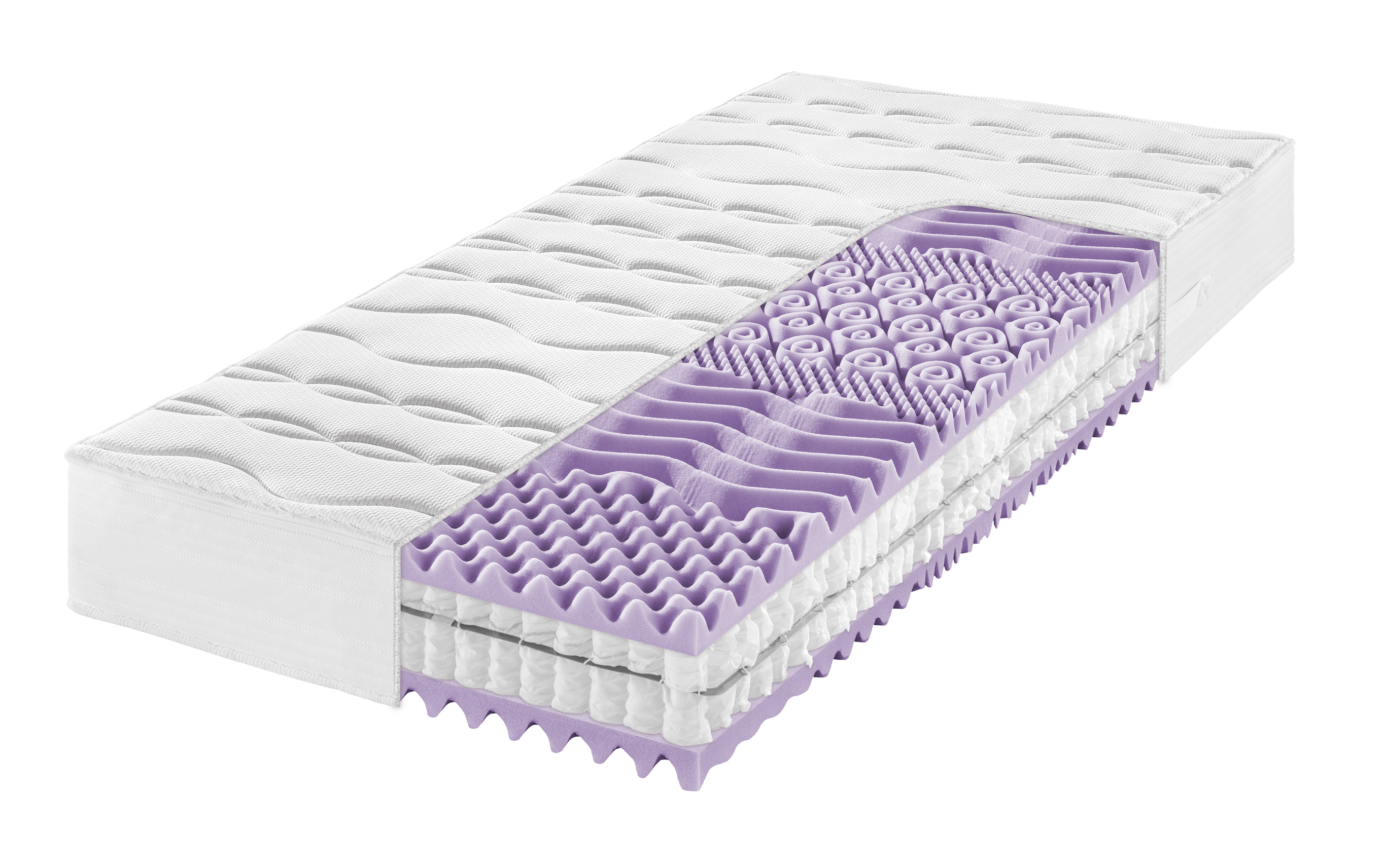 Frankenstolz Matratze Klima T - 7-Zonen-Tonnentaschenfederkern H2