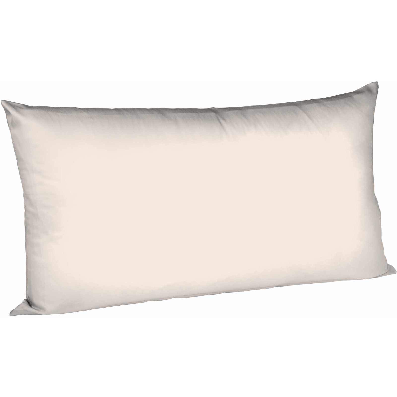 Fleuresse Mako-Satin-Kissenbezug uni colours porzellan 9050 Größe 40x60 cm