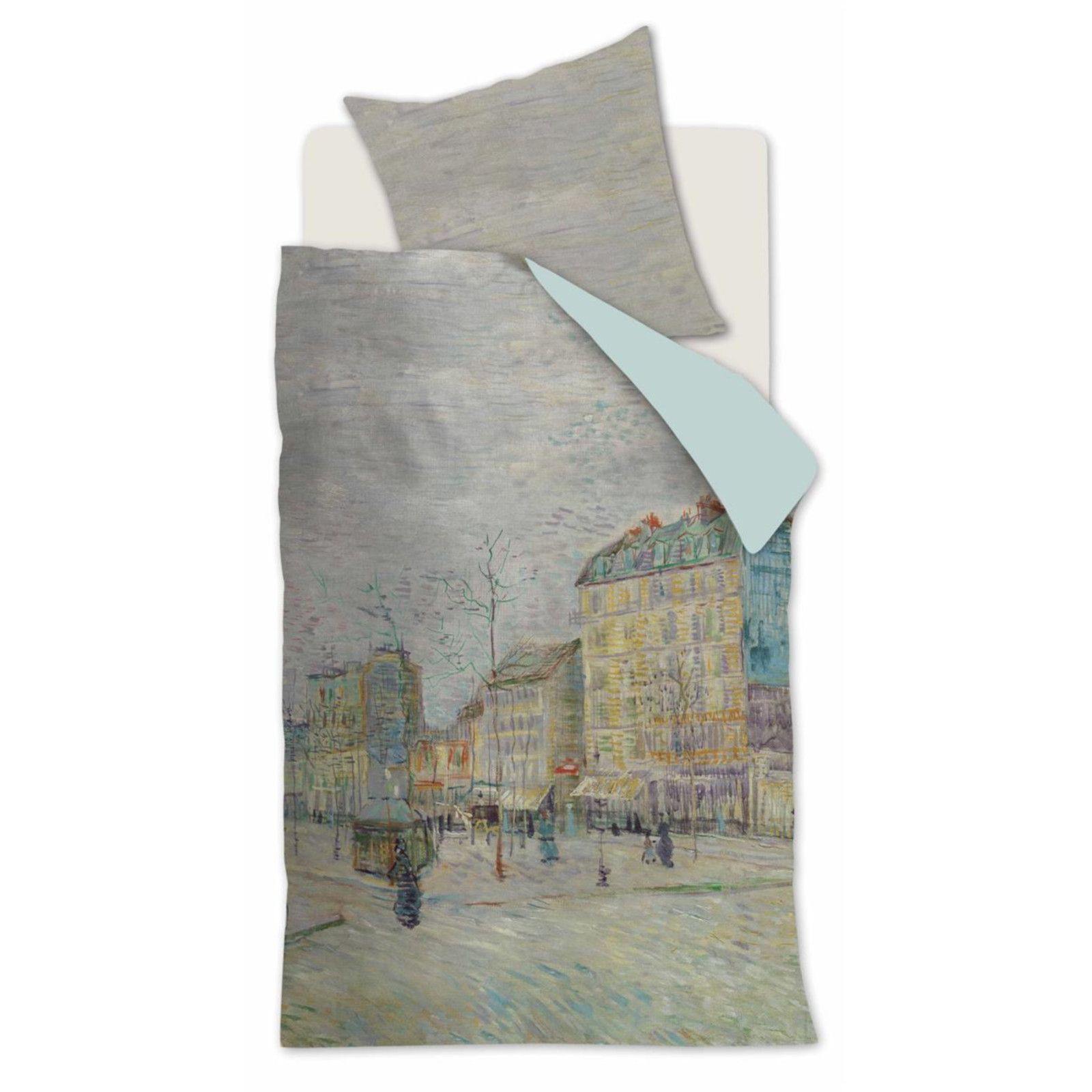 beddinghouse van Gogh Boulevard 135x200 cm, grey