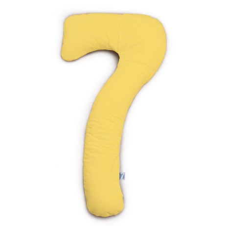 Theraline Schlaf- Still- Seitenschläferkissen -my7 - Jersey Zartgelb, Größe 150x80 cm