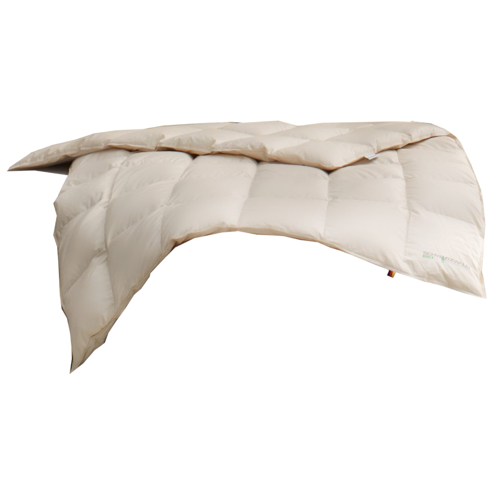 OBB Bio Daunen Kassettendecke Dahlia Ganzjahresdecke Biodecke Größe 200x200 cm