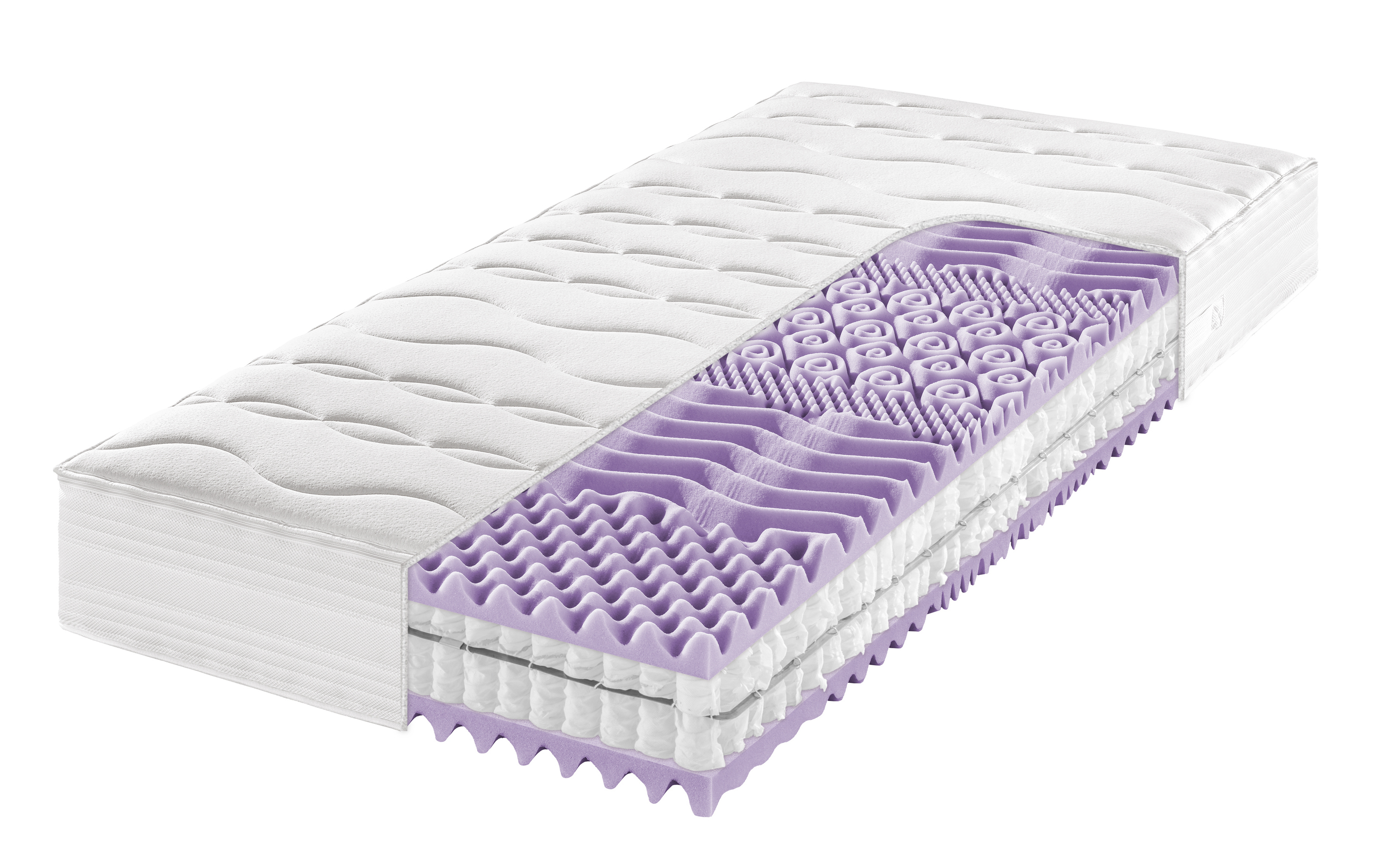 Frankenstolz Matratze Natura T - 7-Zonen-Tonnentaschenfederkern H2