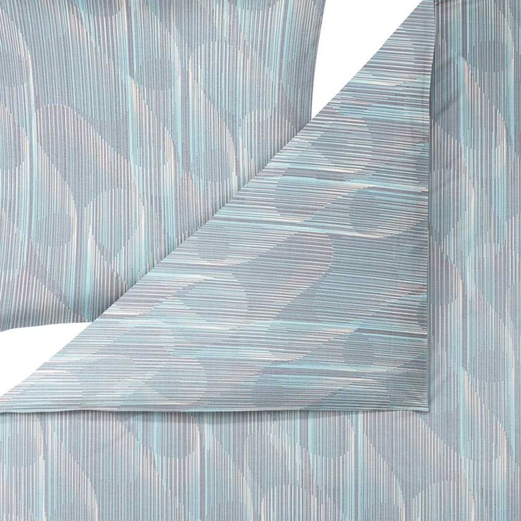 Estella Atelier Mako-Interlock-Jersey Bettwäsche Leon, 155x220 cm+80x80 cm, graphit