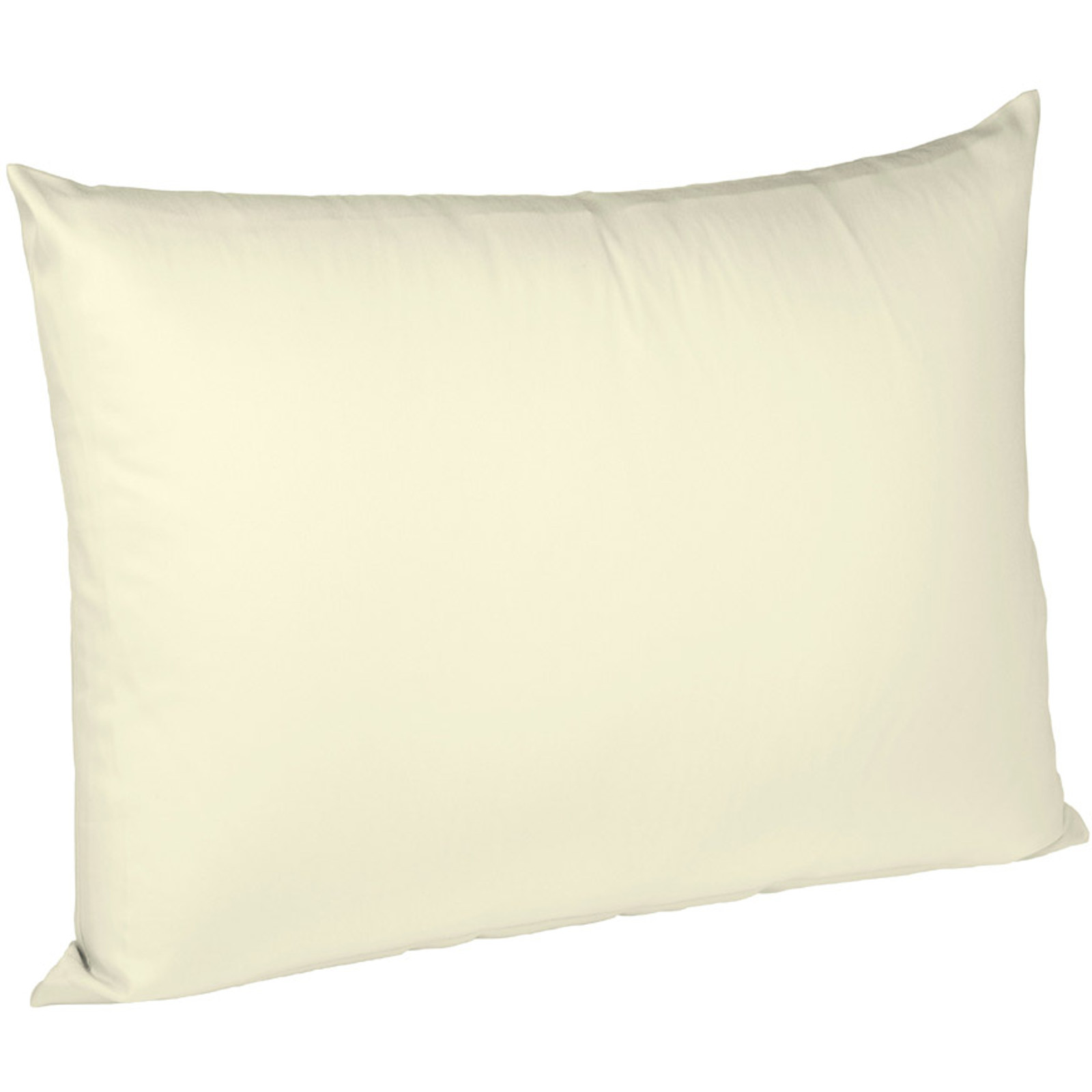 Fleuresse Interlock-Jersey-Kissenbezug uni colours, Farbe creme 2610, Größe 40x60 cm,