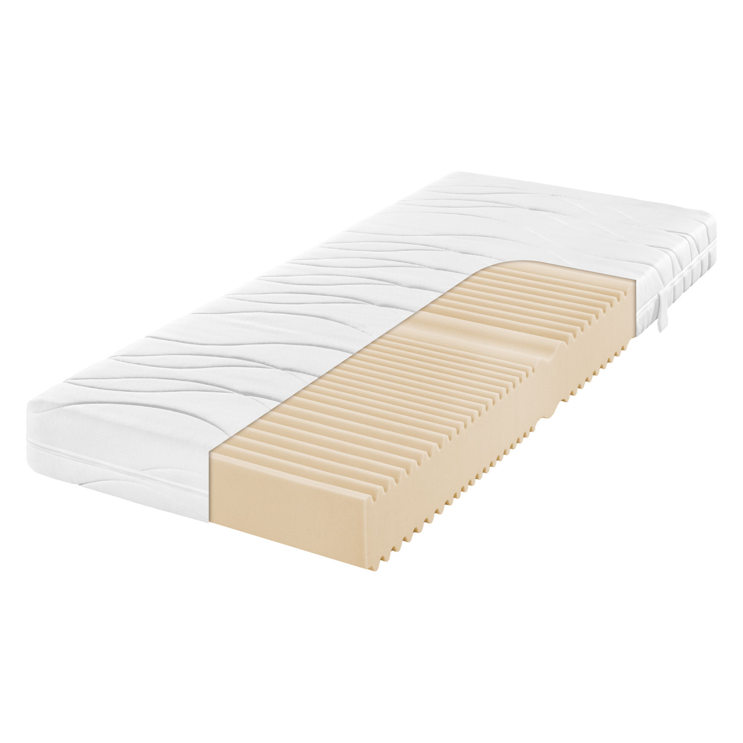 fan 7-Zonen-Komfortschaumkern-Matratze Rubin KS Härtegrad 2