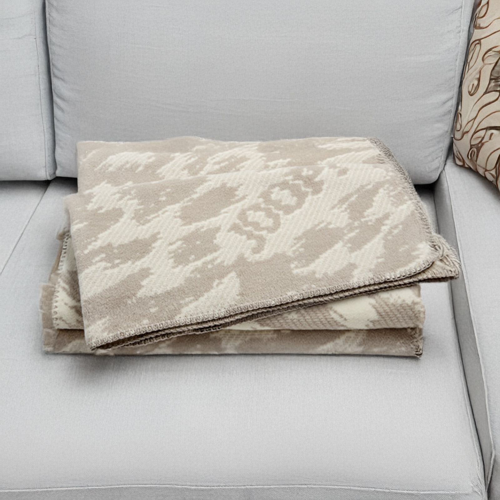 JOOP! Wohndecke Spirit 150 x 200 cm, natur