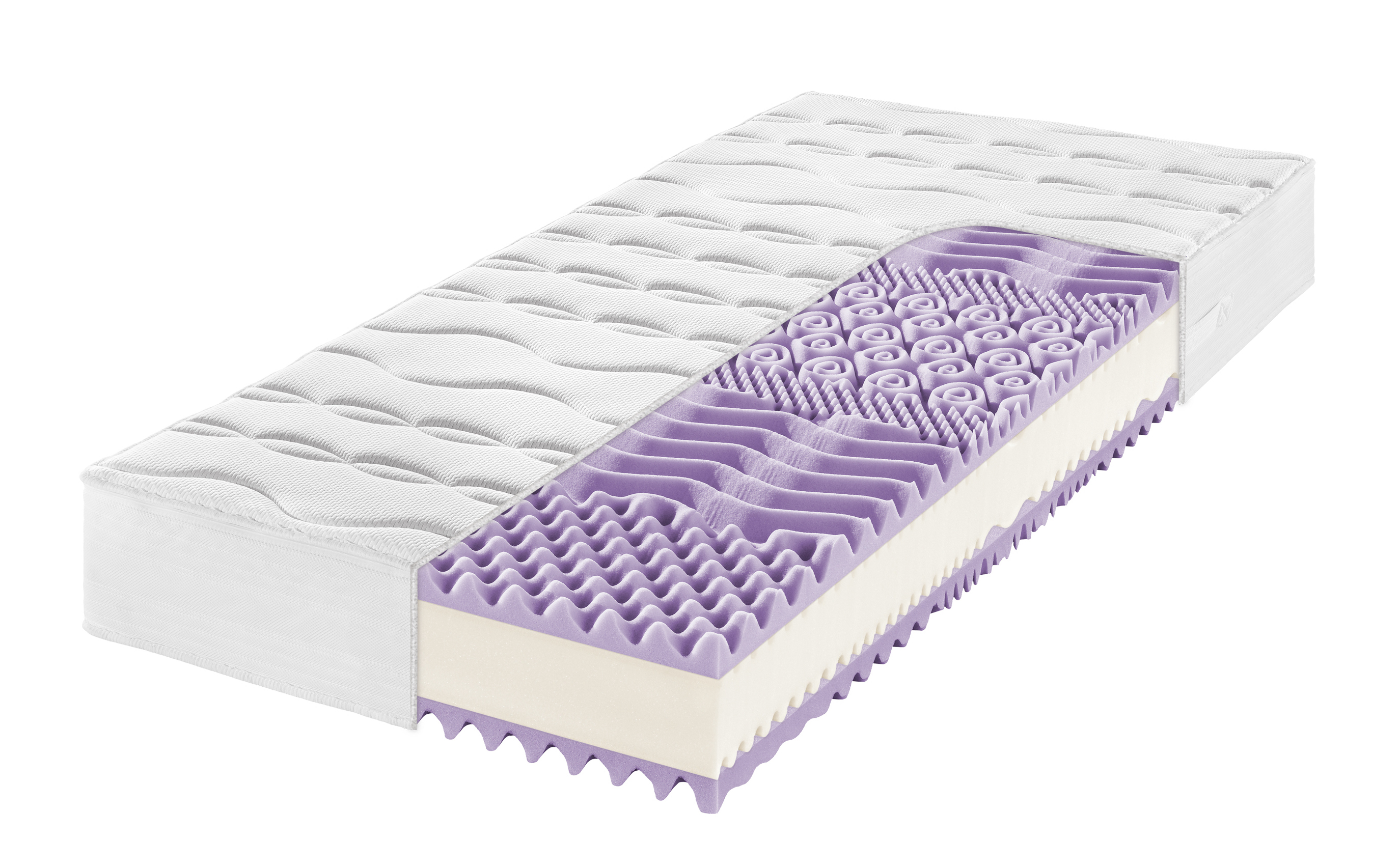 Frankenstolz Matratze Thermo KS - 7-Zonen-Pori-cel®-Schaumkern H2