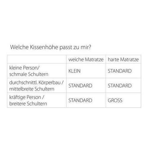 Theraline Pearlfusion Schlaf- und Nackenstützkissen 55x32x10 cm incl. Bezug Bamboo Collection, wolkenweiß,