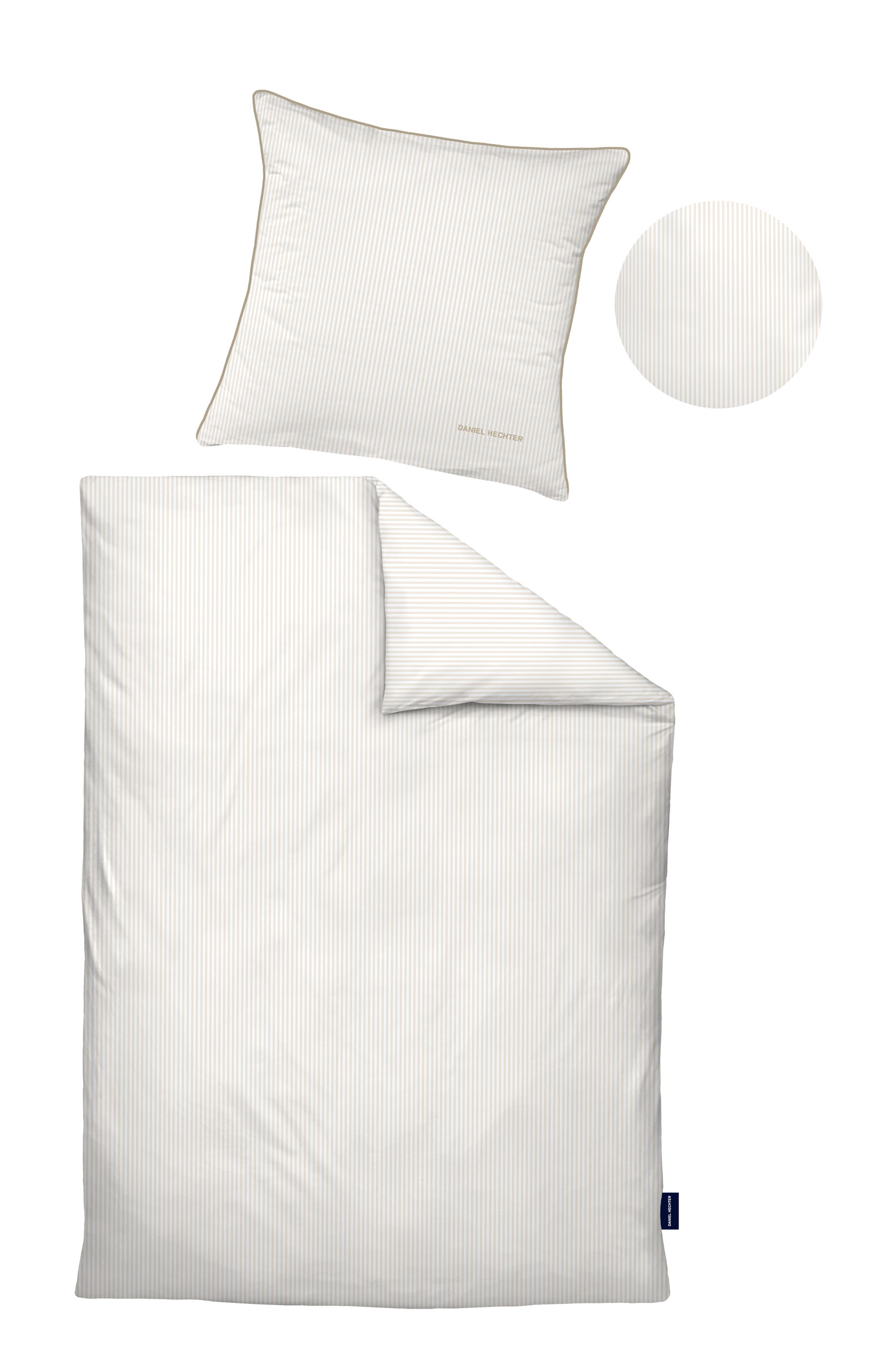 Biberna Satin 135 x 200 cm + 80 x 80 cm, kitt