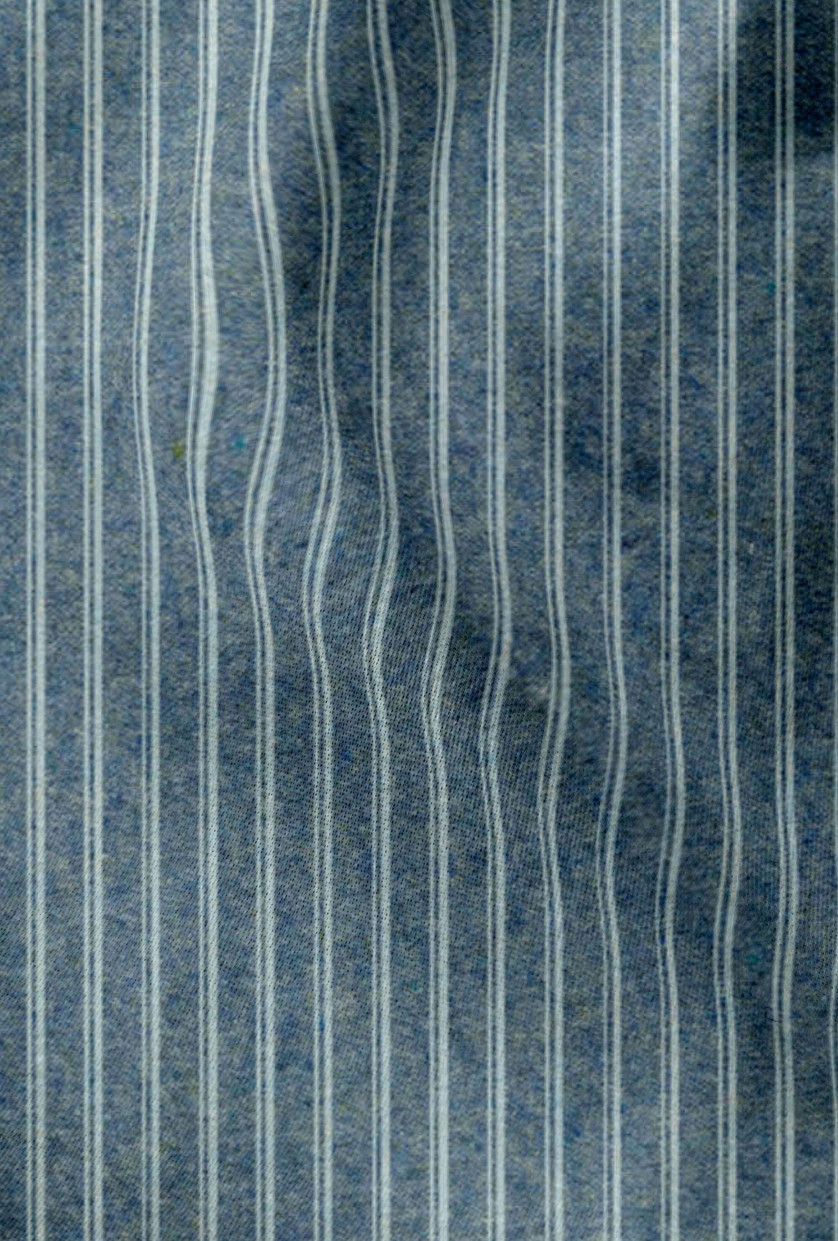 Biberna Wendebettwäsche blau 135x200 cm, Melange-Flanell-Bettwäsche