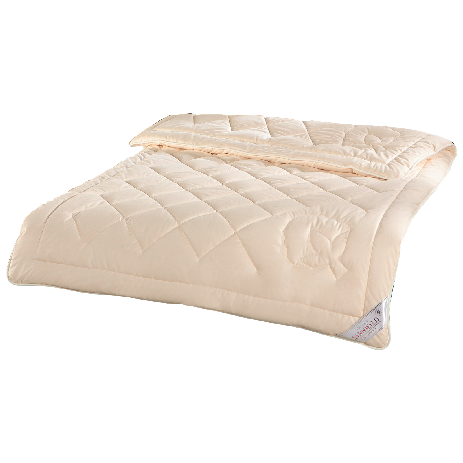 Sannwald Lima kbA 135x200 cm Ganzjahresdecke, Mono-Steppbett medium