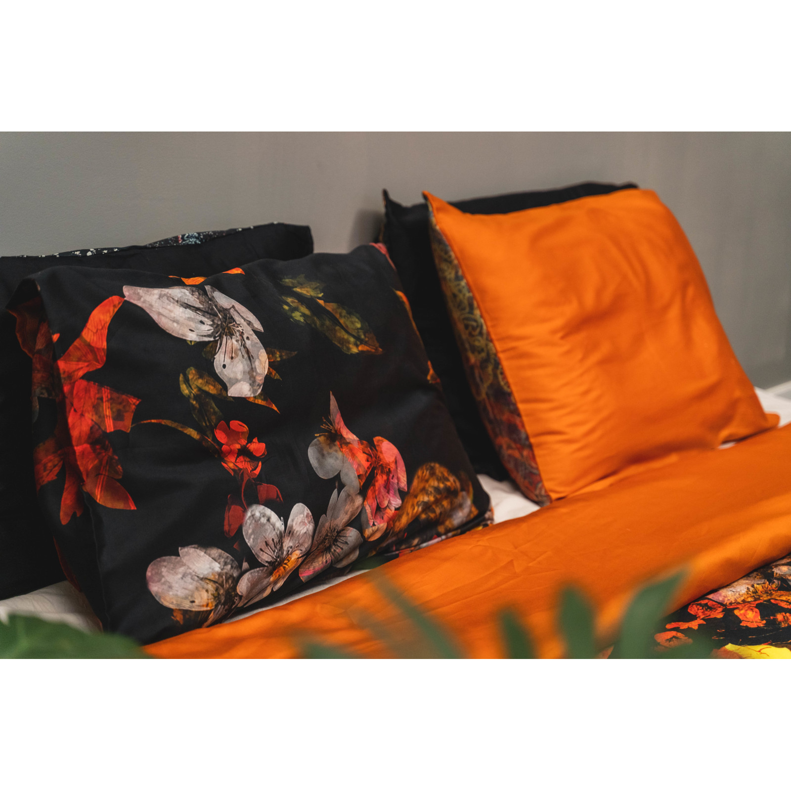 Kayori Baumwoll Satin Bettwäsche Senji Größe 135x200 cm Farbe multi