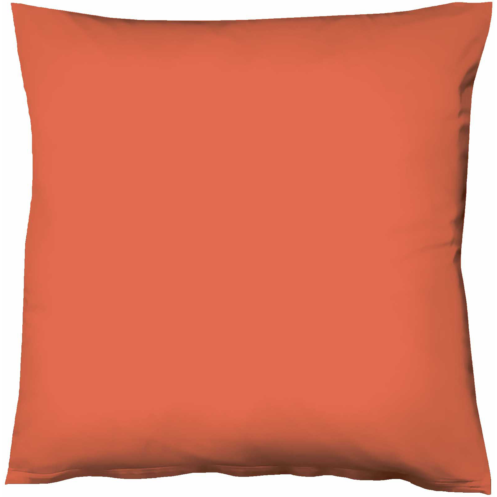 Fleuresse Mako-Satin-Kissenbezug uni colours chili 4071
