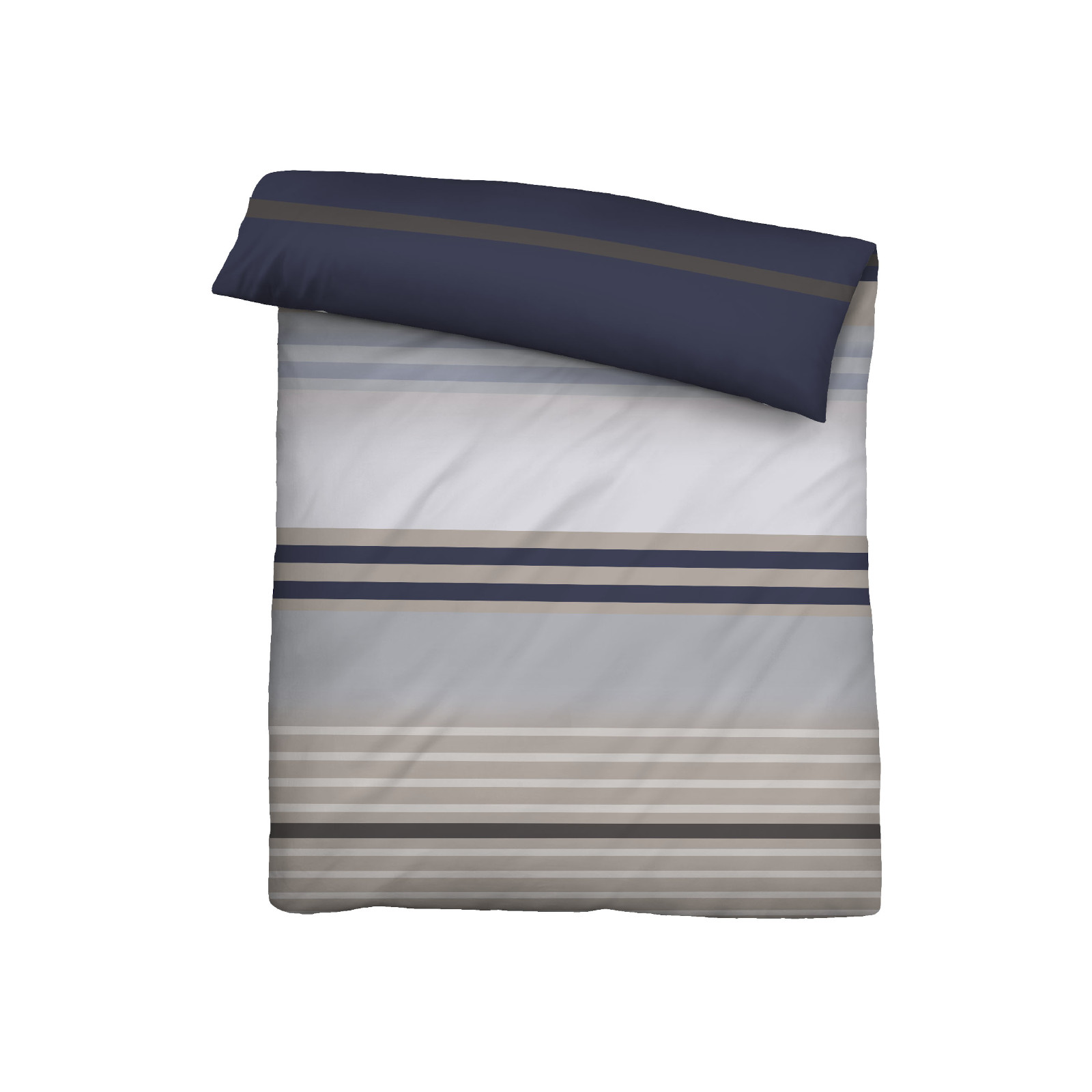 Biberna Mako-Satin Bettwäsche 0616308-544 Größe 135x200 cm 80x80 cm