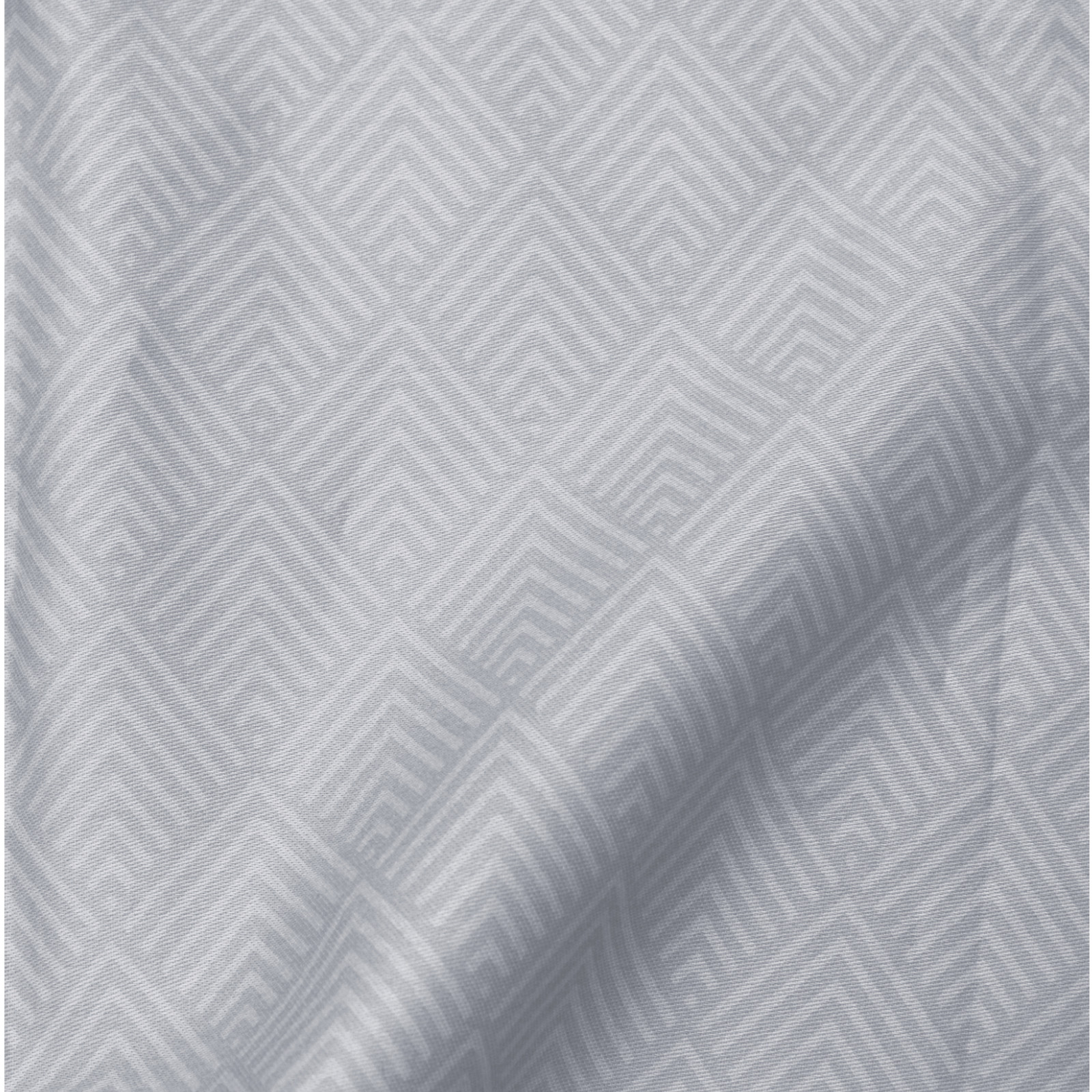 Hahn Haustextilien Mako Satin Bettwäsche falsches Uni silber Größe 155x220 cm