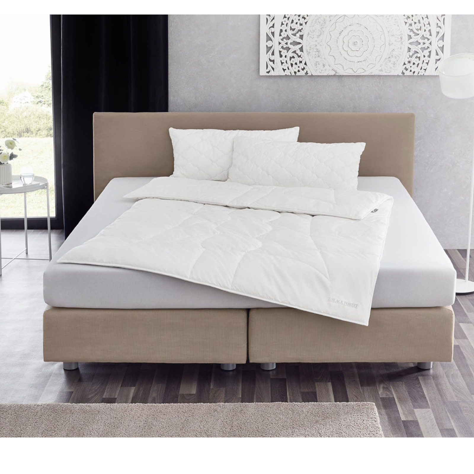 OBB Black Forest Sommerdecke Greta 135x200 cm, Kapok-Baumwolldecke leicht