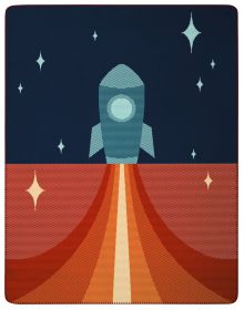Biederlack Babydecke  "Little Rocket", 75 x 100 cm