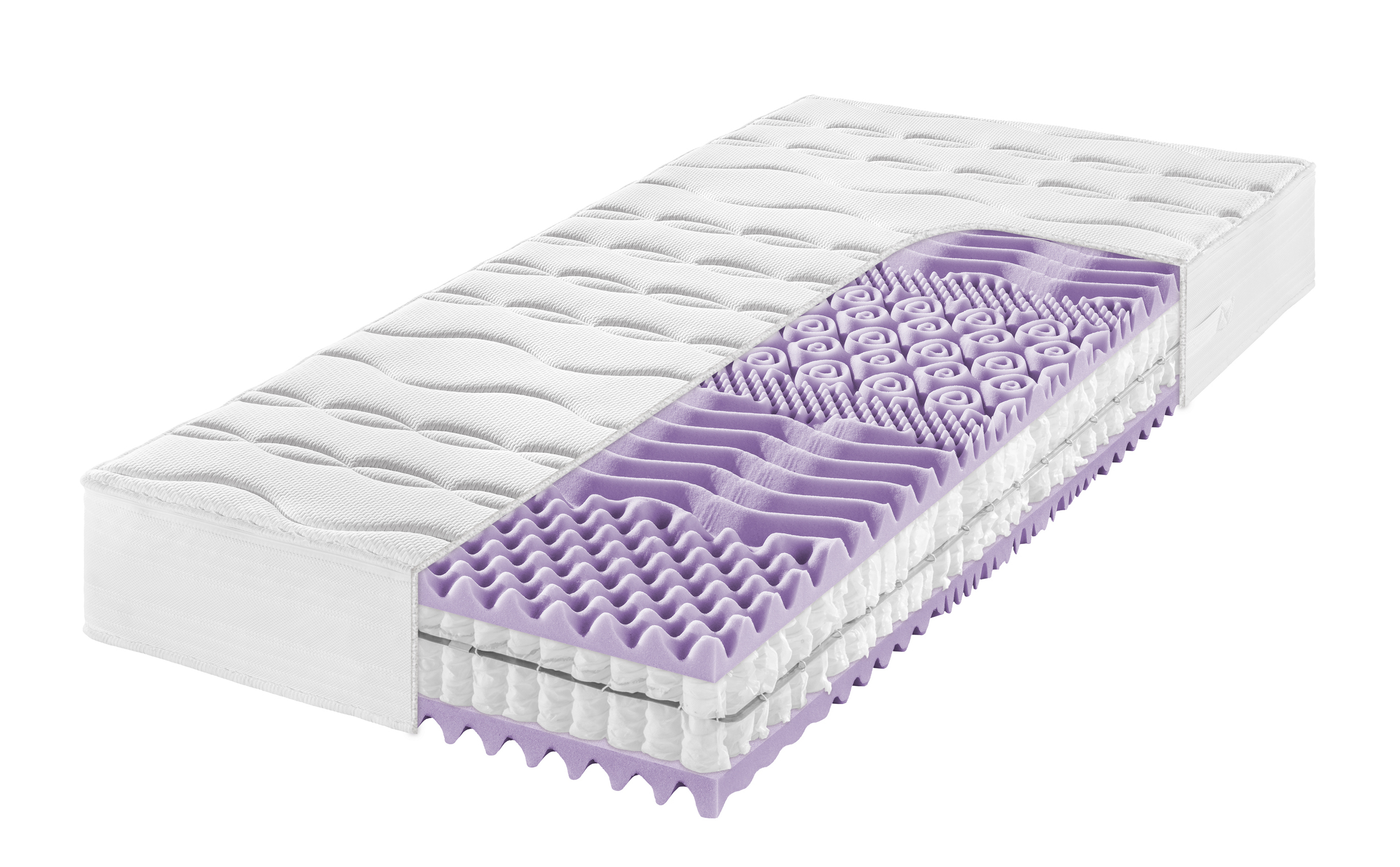 Frankenstolz Matratze Thermo T - 7-Zonen-Tonnentaschenfederkern H3