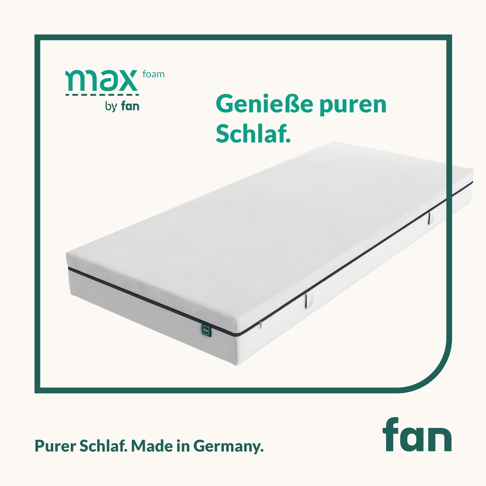 fan max Foam 90x200 cm Komfortschaum-Matratze (nicht mehr originalverpackt/Ausstellungsstück)
