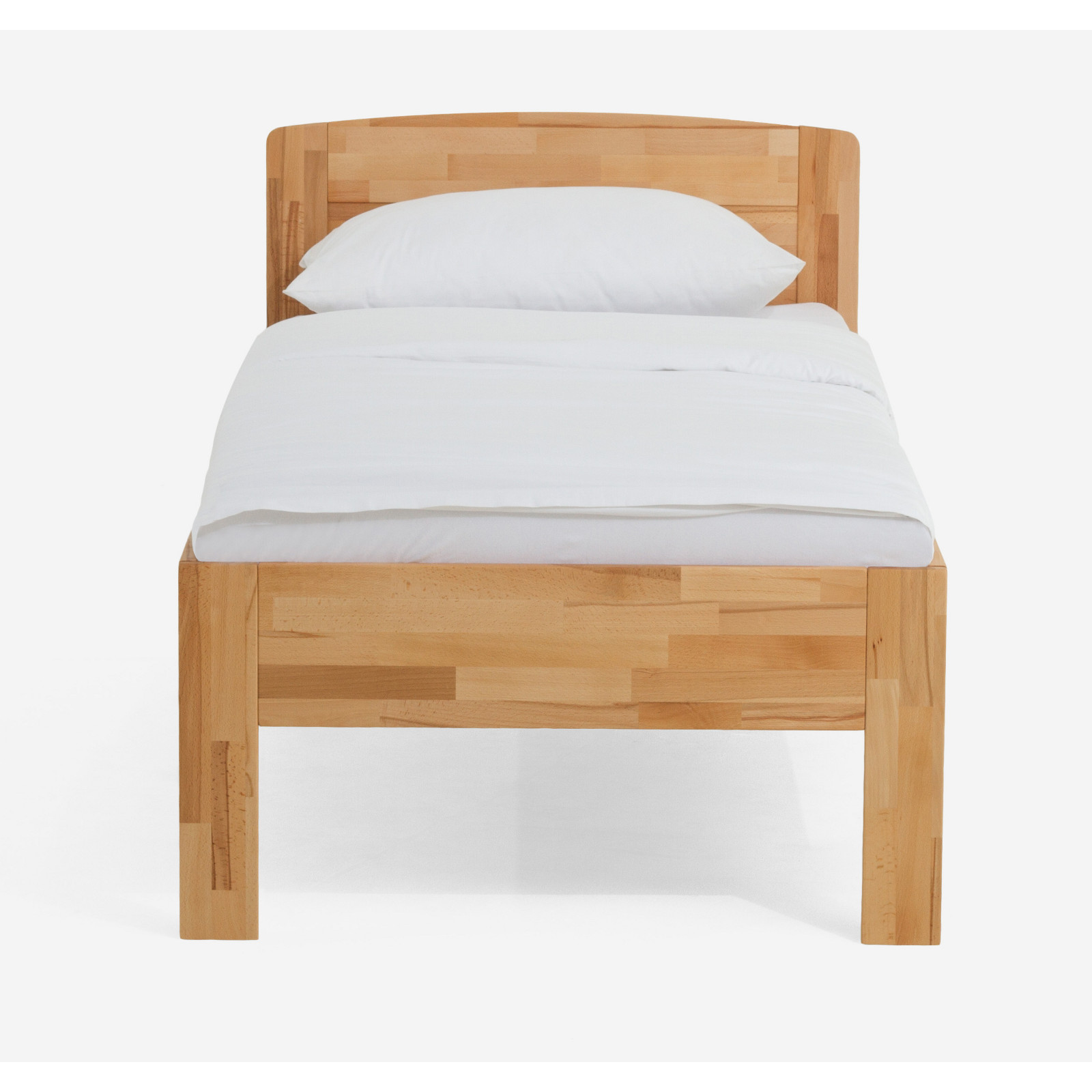 Dico Wildeiche Massivholz Einzelbett  Komfortbett Seniorenbett 430.03 Wildeiche honig geölt