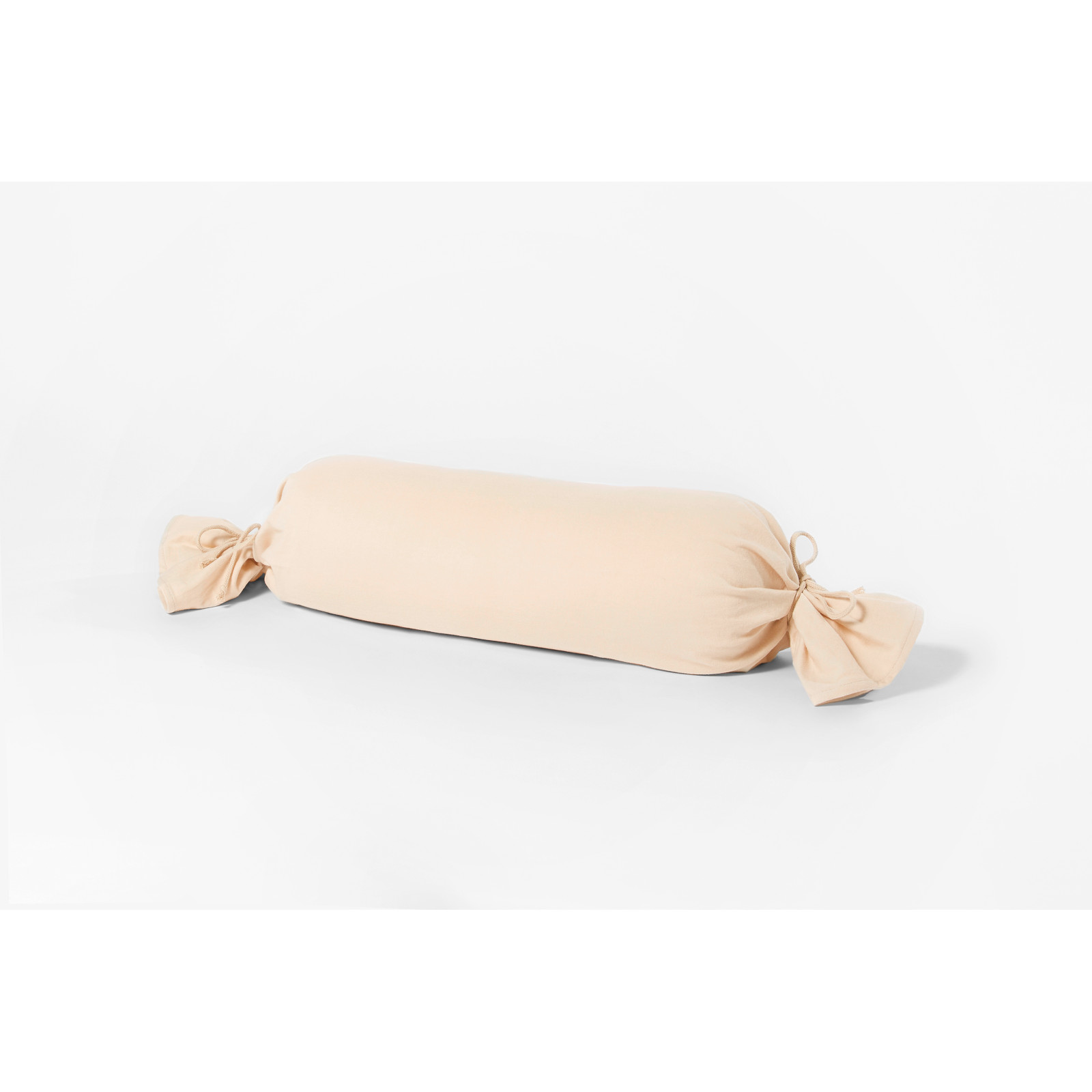 Hahn Haustextilien Nackenrollen-Kissenbezug 15x40 cm Farbe ecru