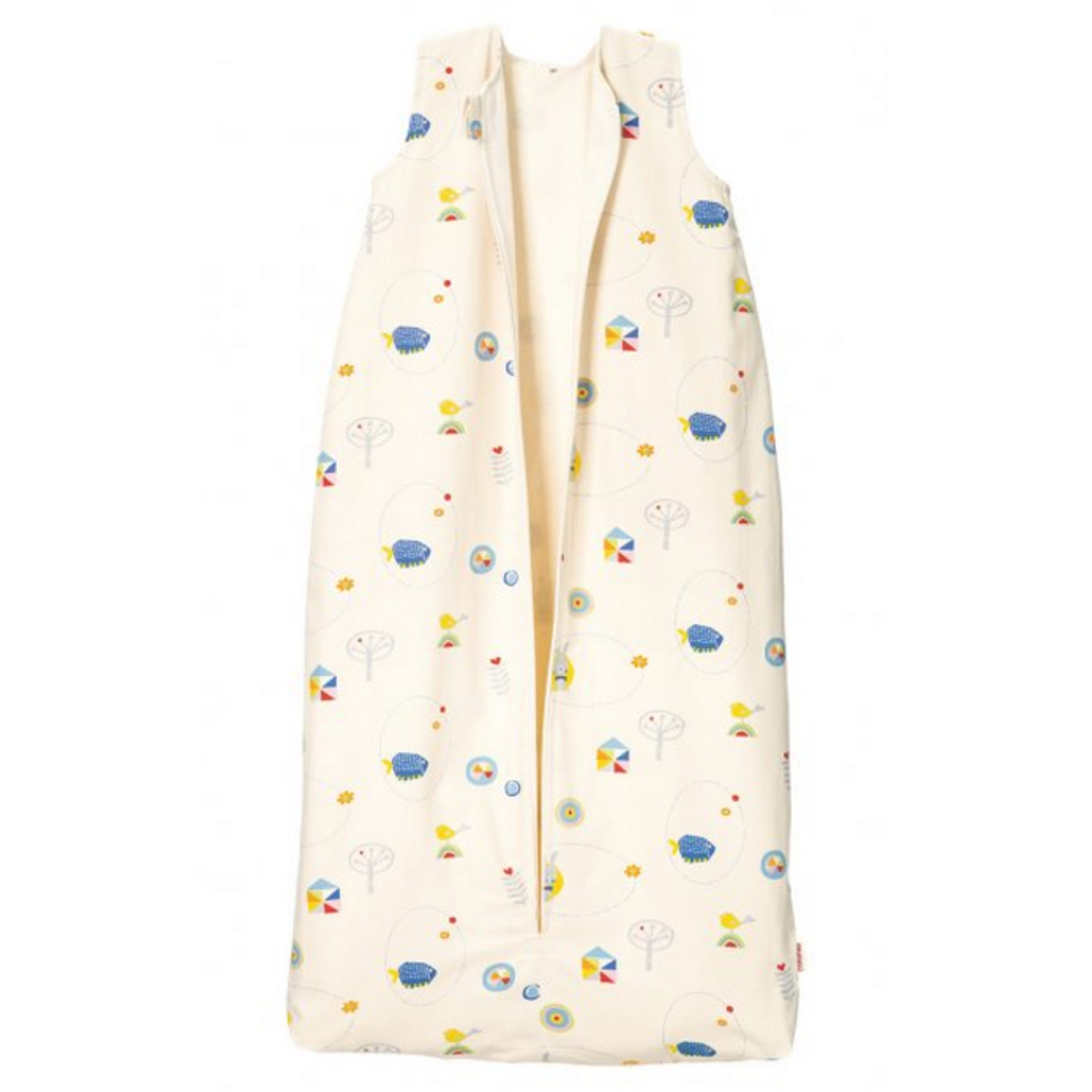 Cotonea  Bio-Baumwolle Kinderschlafsack mit Teddyplüschfutter Design Meister Hase