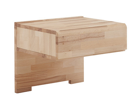 Dico Kernbuche/Buche oder Wildeiche Massivholz Nachttisch, Anstecktisch Expanse