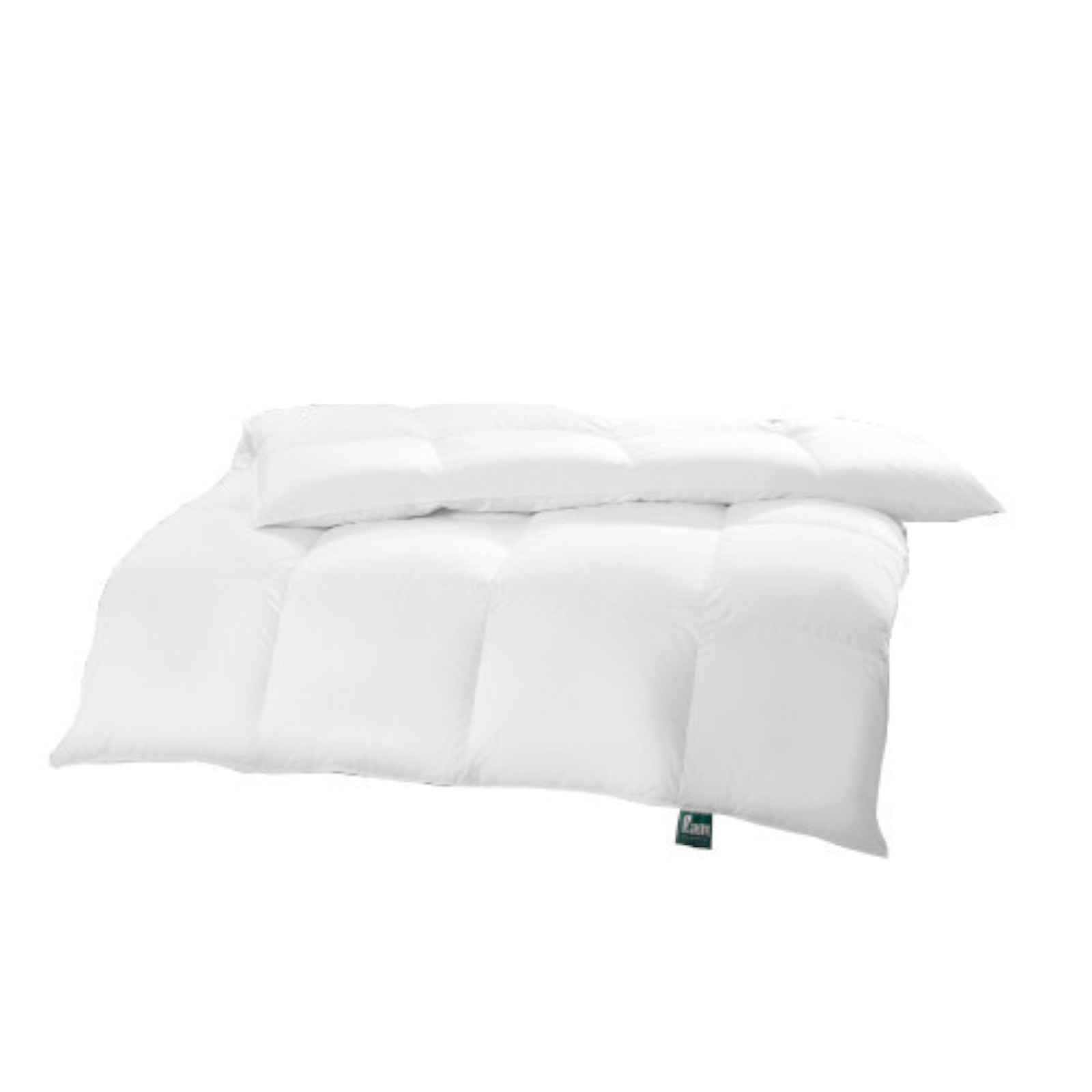 fan Daunen-Kassettendecke Alaska-Biobasiert, Größe 155x220 cm, Wärmeleistung extra warm