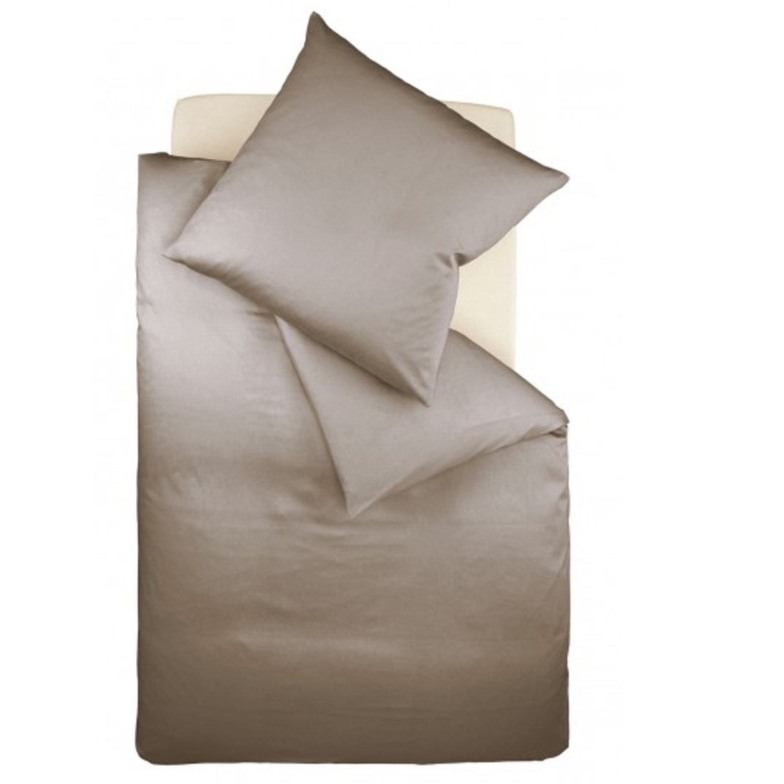 Fleuresse Interlock-Jersey-Bettwäsche colours taupe 9042